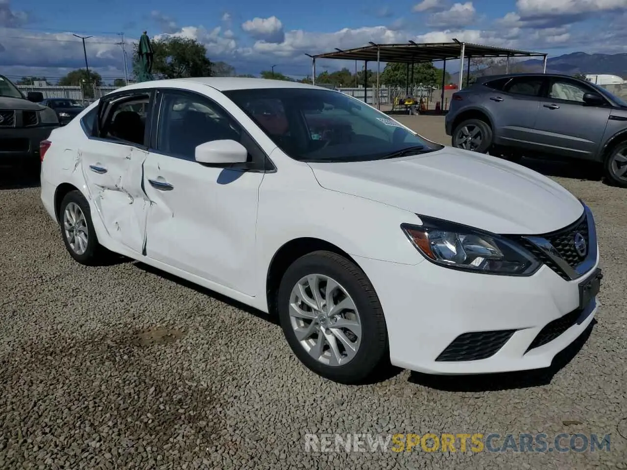 4 Photograph of a damaged car 3N1AB7AP1KY313153 NISSAN SENTRA 2019