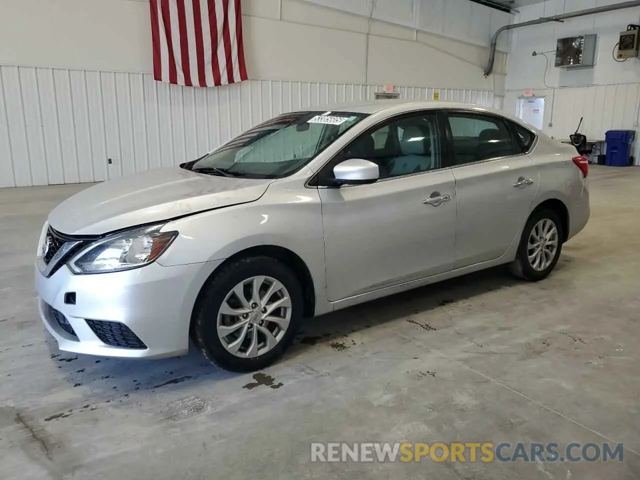 1 Photograph of a damaged car 3N1AB7AP1KY316179 NISSAN SENTRA 2019