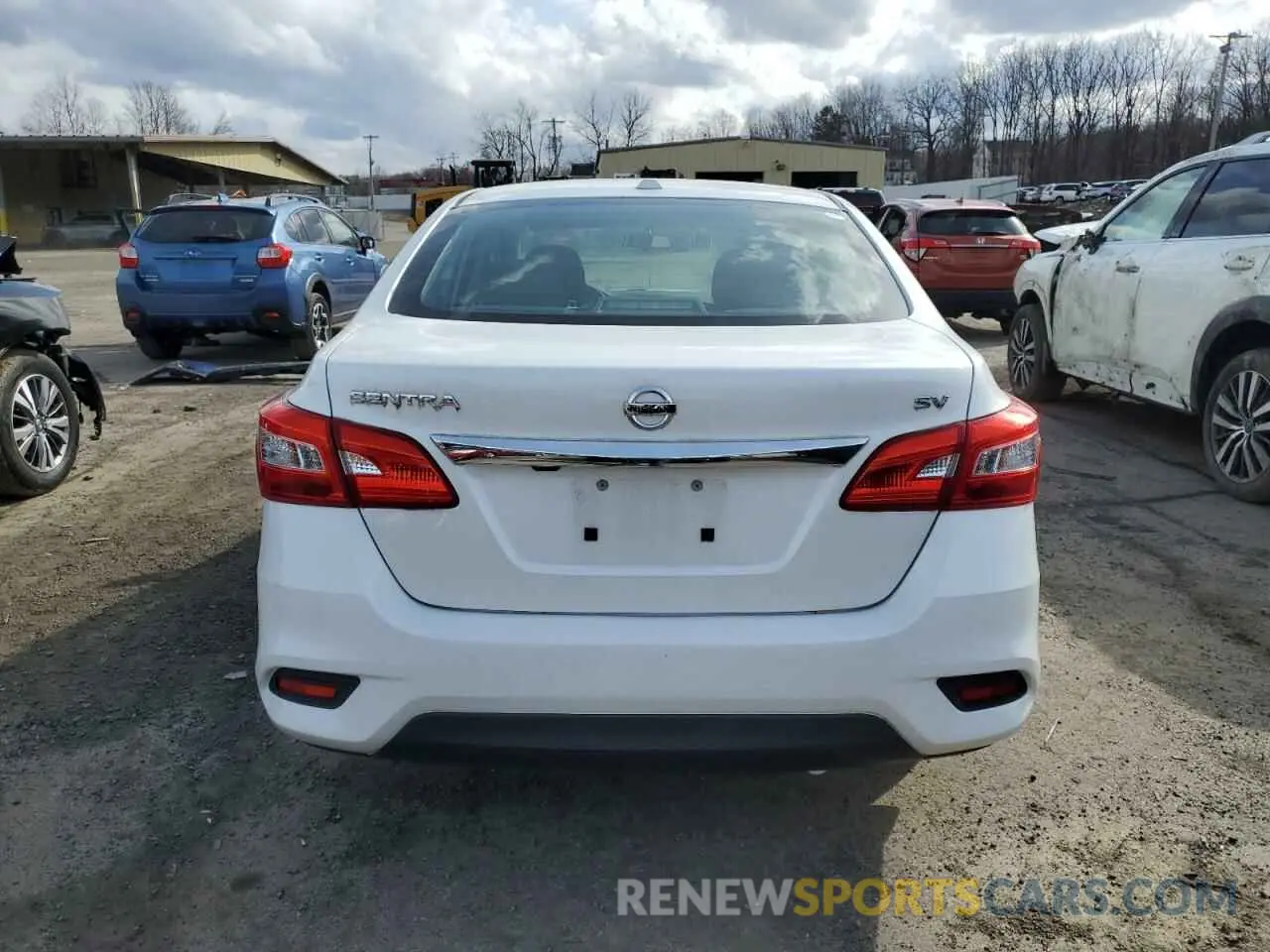6 Photograph of a damaged car 3N1AB7AP1KY317011 NISSAN SENTRA 2019