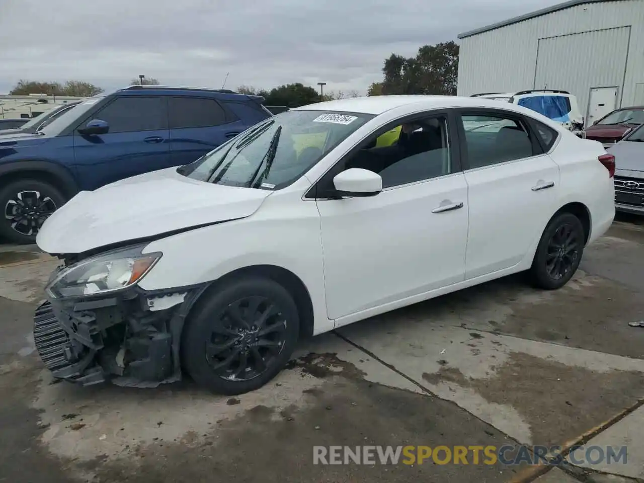 1 Photograph of a damaged car 3N1AB7AP1KY319289 NISSAN SENTRA 2019