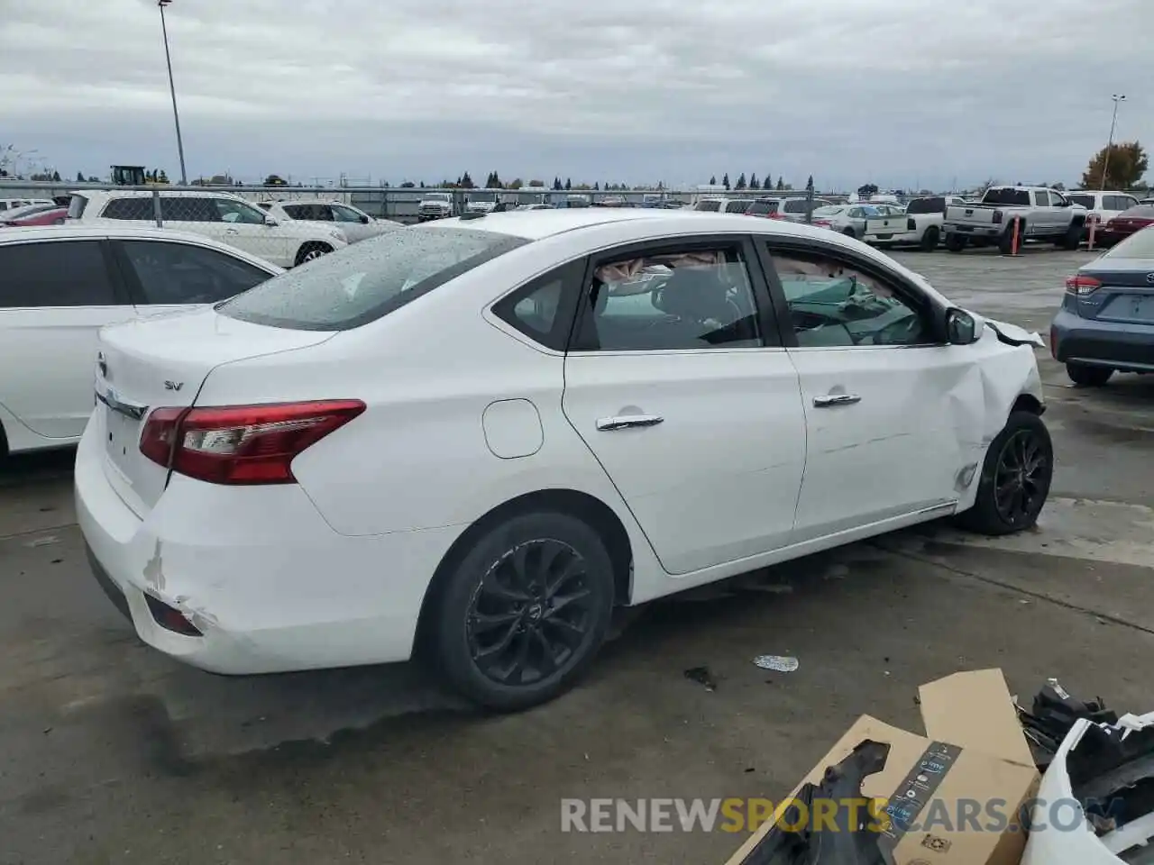 3 Photograph of a damaged car 3N1AB7AP1KY319289 NISSAN SENTRA 2019