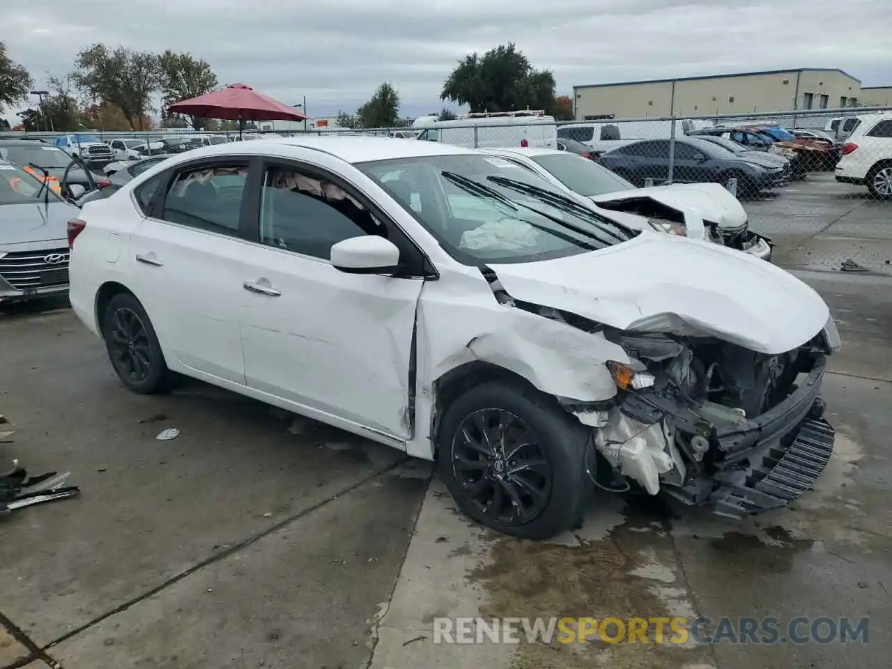 4 Photograph of a damaged car 3N1AB7AP1KY319289 NISSAN SENTRA 2019