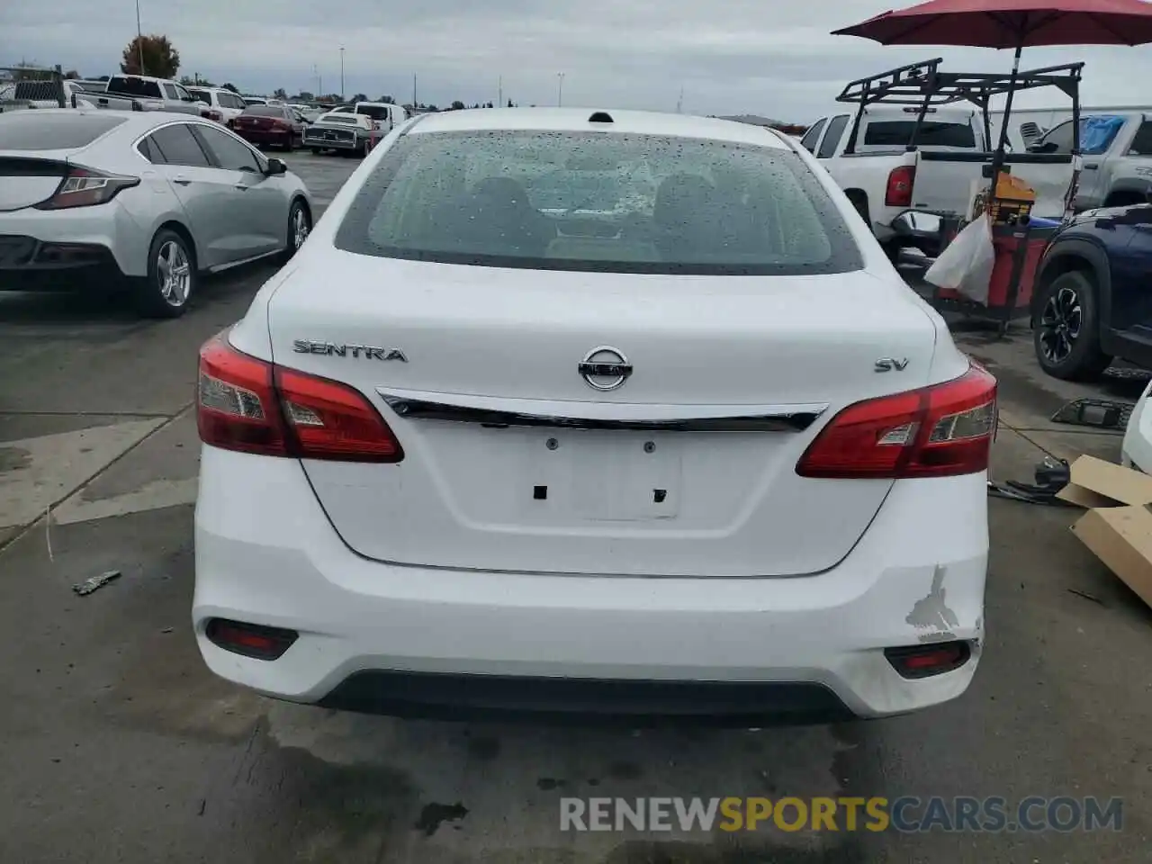 6 Photograph of a damaged car 3N1AB7AP1KY319289 NISSAN SENTRA 2019