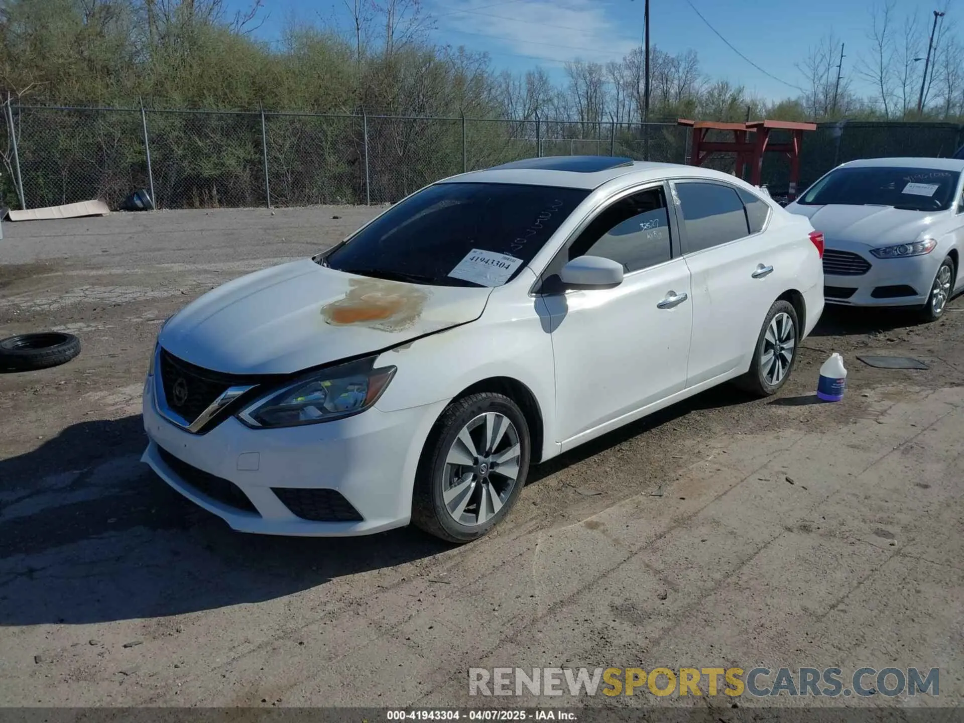 2 Photograph of a damaged car 3N1AB7AP1KY325707 NISSAN SENTRA 2019