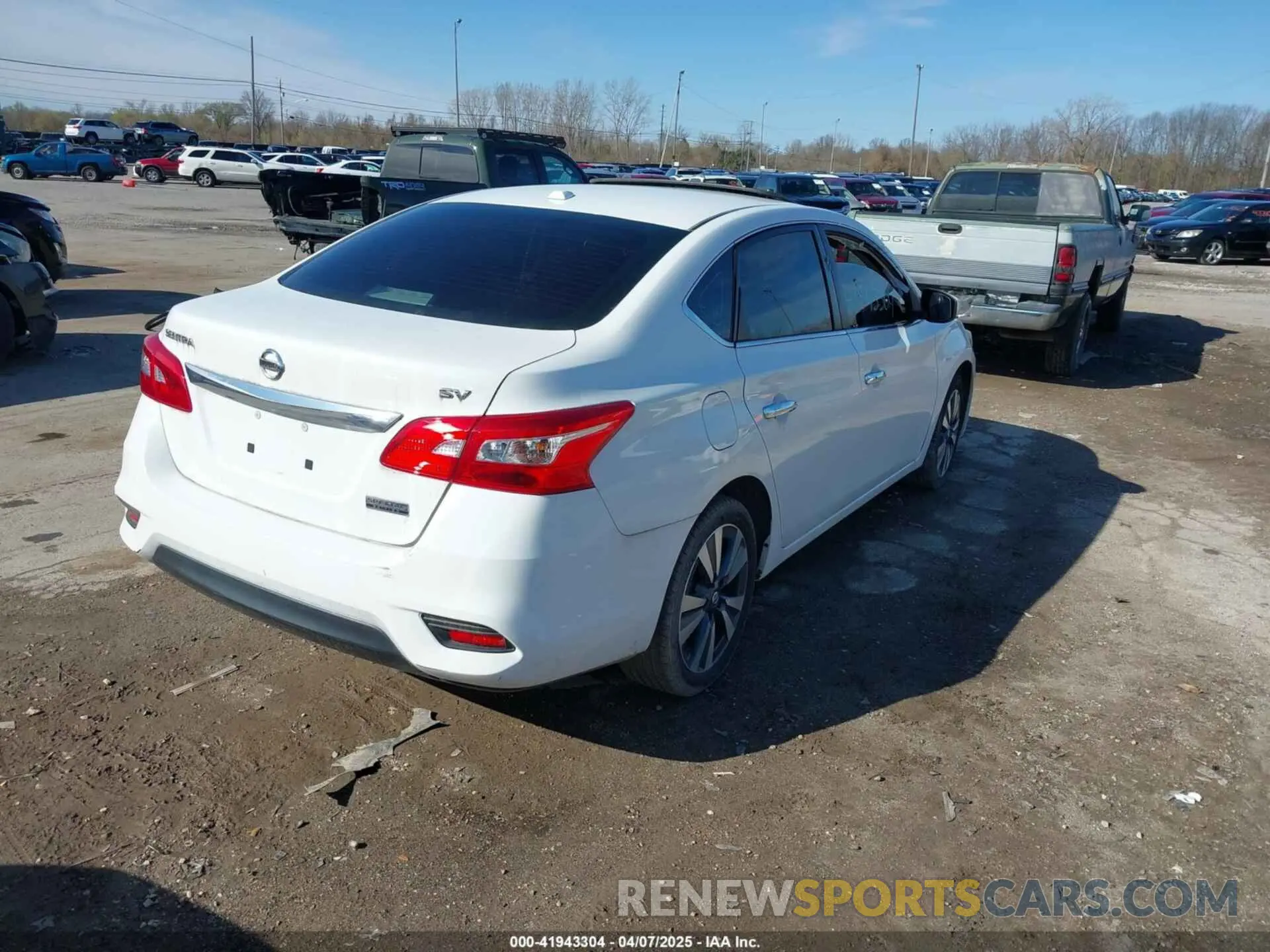 4 Photograph of a damaged car 3N1AB7AP1KY325707 NISSAN SENTRA 2019