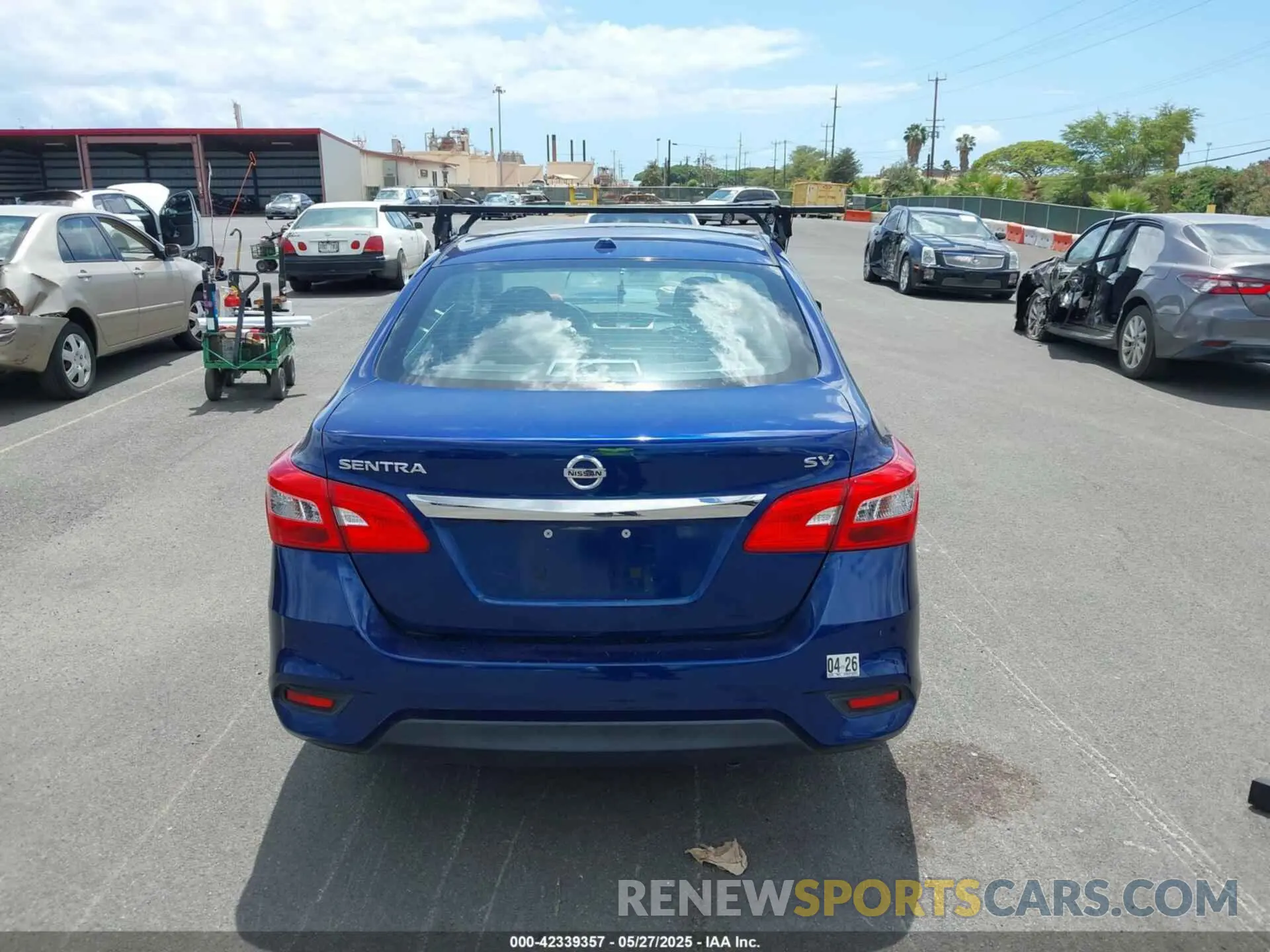17 Photograph of a damaged car 3N1AB7AP1KY327456 NISSAN SENTRA 2019