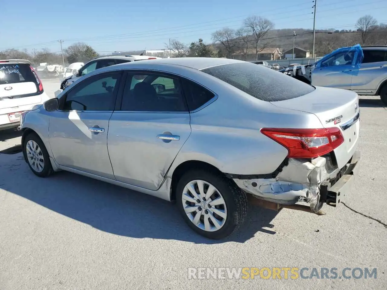 2 Photograph of a damaged car 3N1AB7AP1KY328428 NISSAN SENTRA 2019