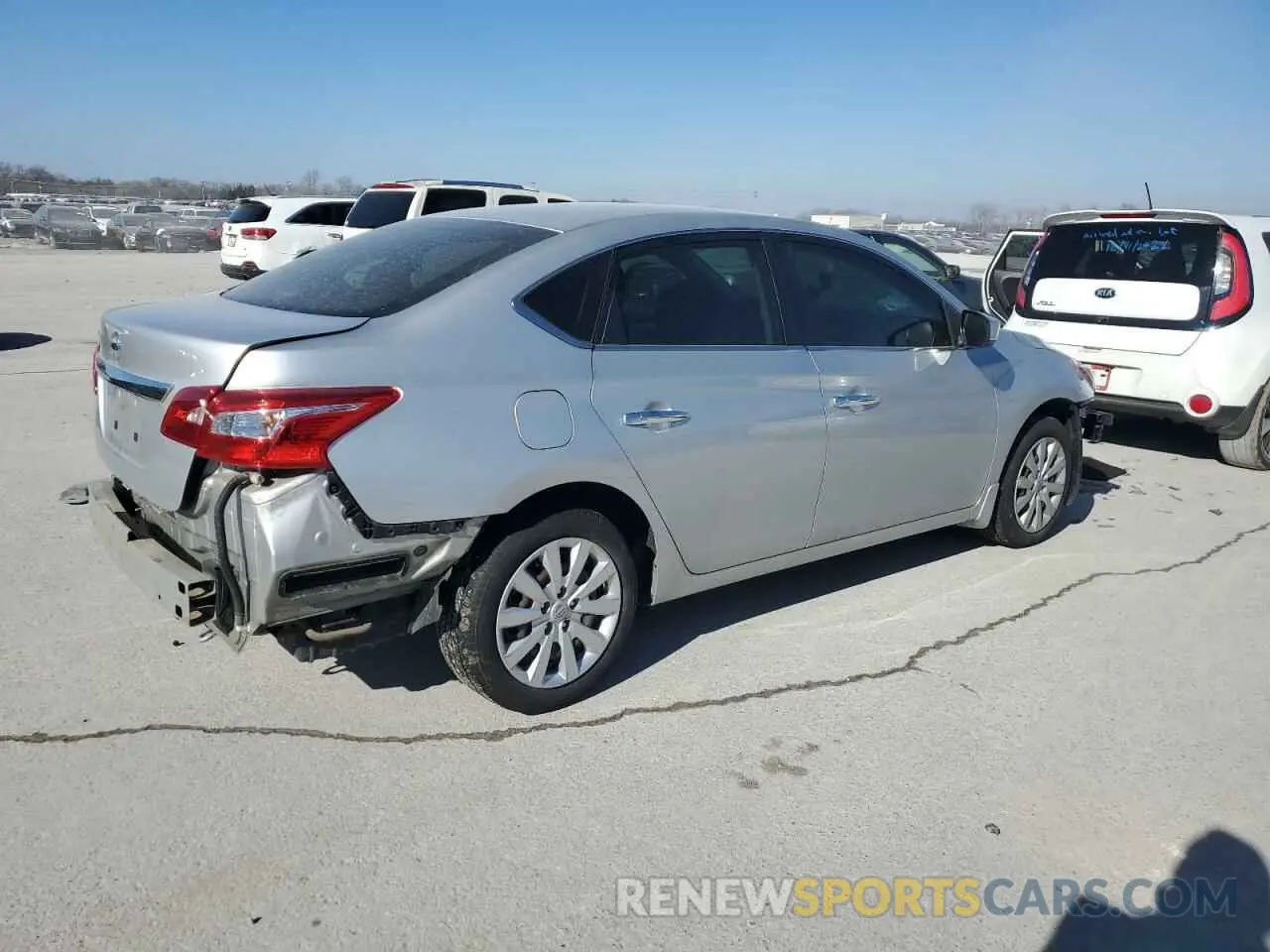 3 Photograph of a damaged car 3N1AB7AP1KY328428 NISSAN SENTRA 2019