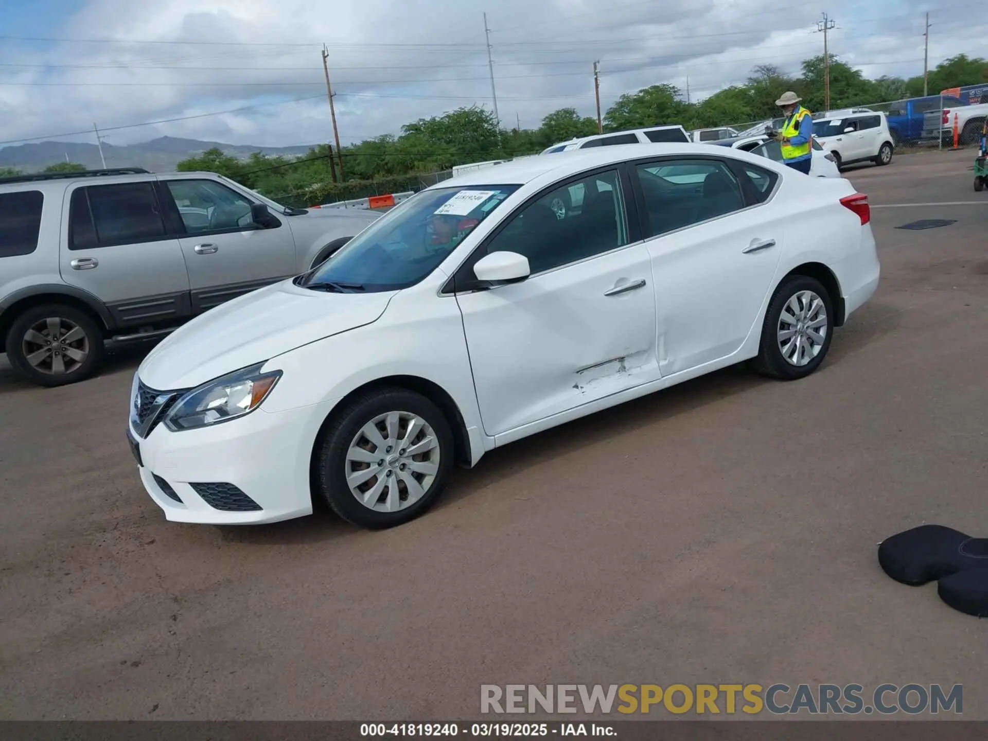 2 Photograph of a damaged car 3N1AB7AP1KY329885 NISSAN SENTRA 2019
