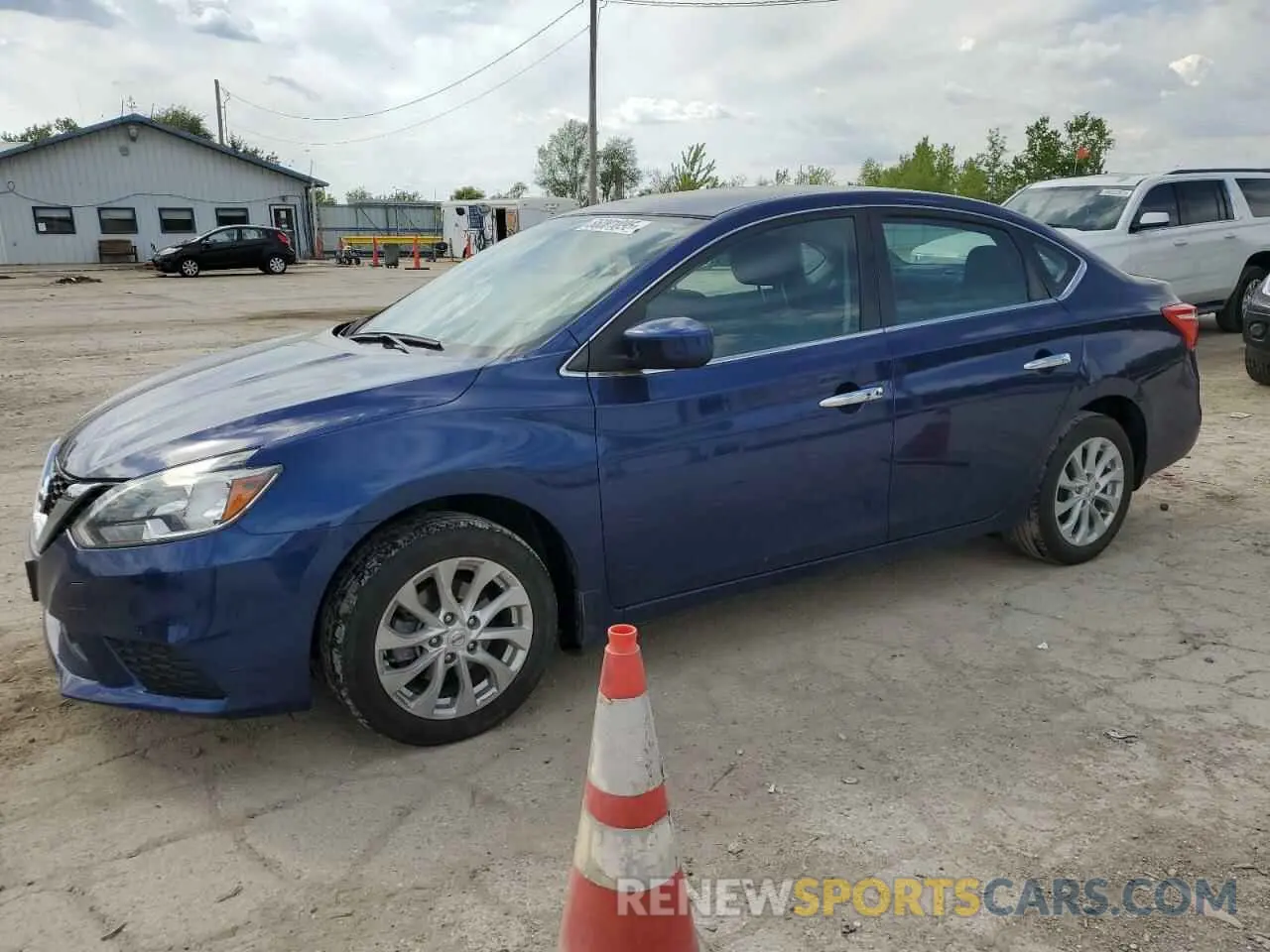1 Photograph of a damaged car 3N1AB7AP1KY331944 NISSAN SENTRA 2019