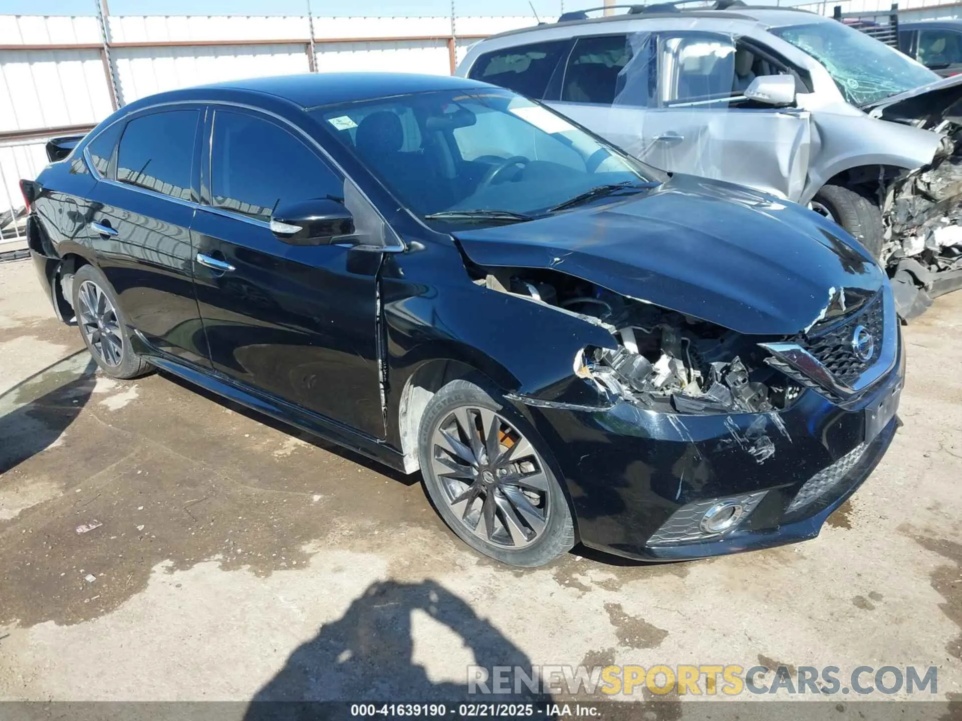 1 Photograph of a damaged car 3N1AB7AP1KY334794 NISSAN SENTRA 2019