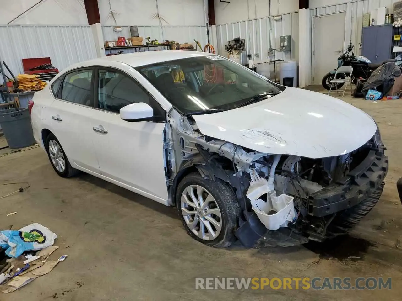 4 Photograph of a damaged car 3N1AB7AP1KY341762 NISSAN SENTRA 2019