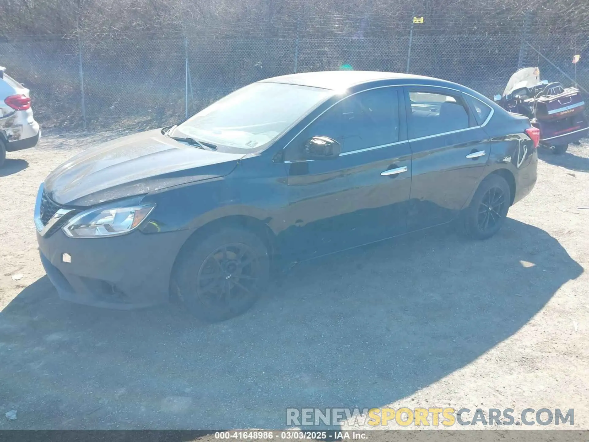 2 Photograph of a damaged car 3N1AB7AP1KY351868 NISSAN SENTRA 2019