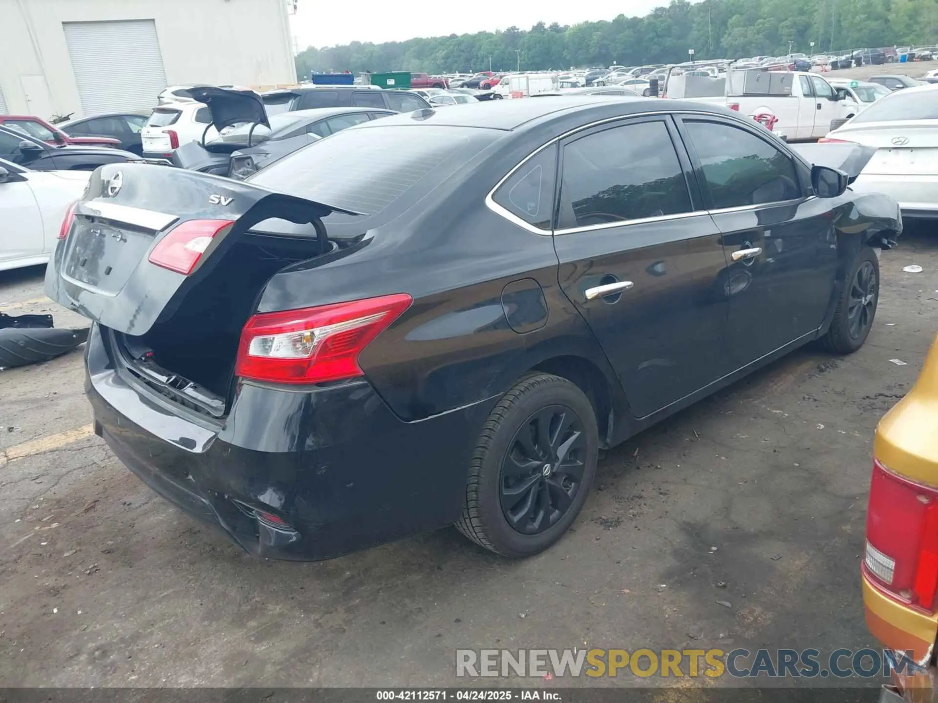 4 Photograph of a damaged car 3N1AB7AP1KY352664 NISSAN SENTRA 2019