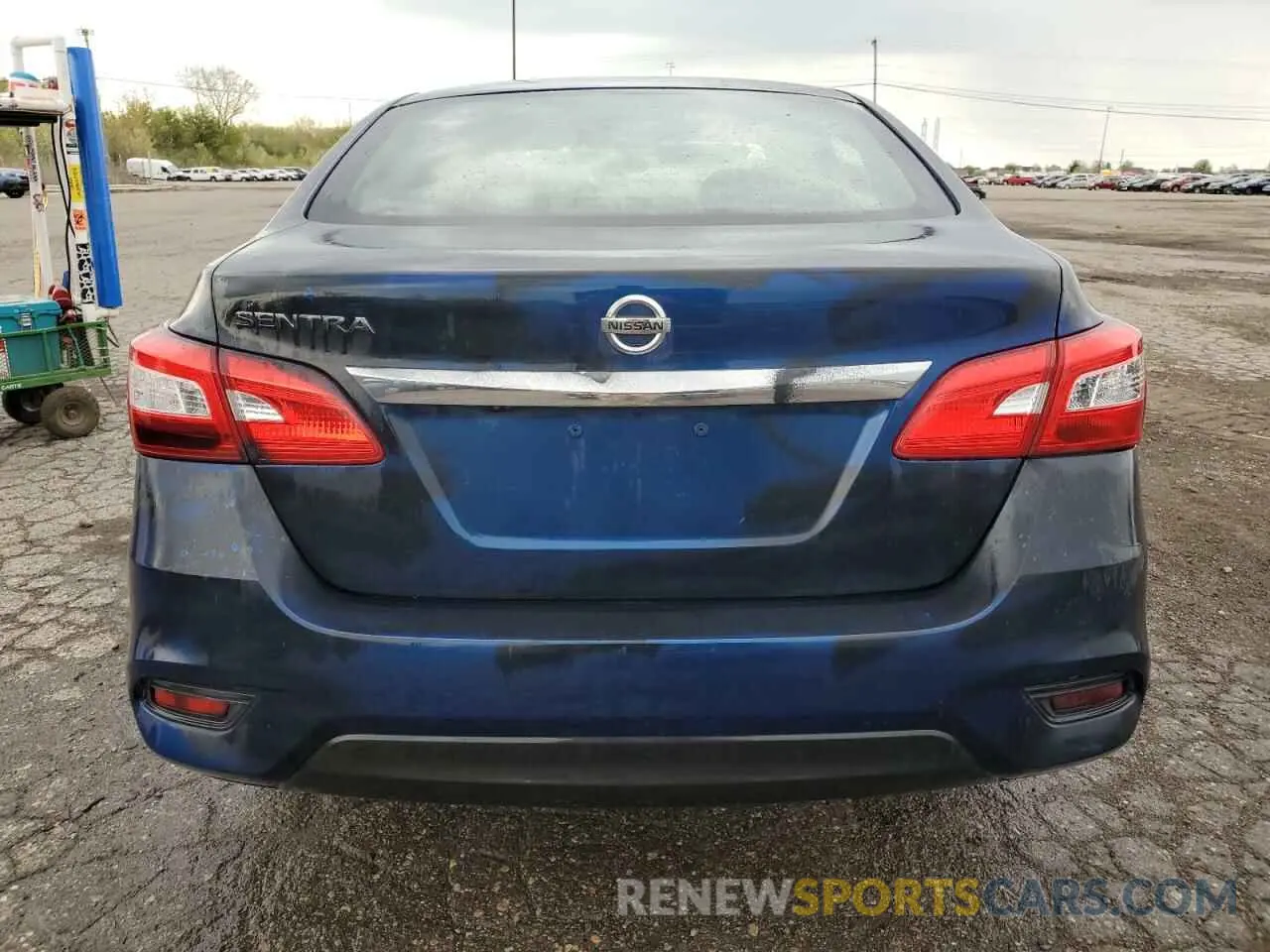 6 Photograph of a damaged car 3N1AB7AP1KY353815 NISSAN SENTRA 2019