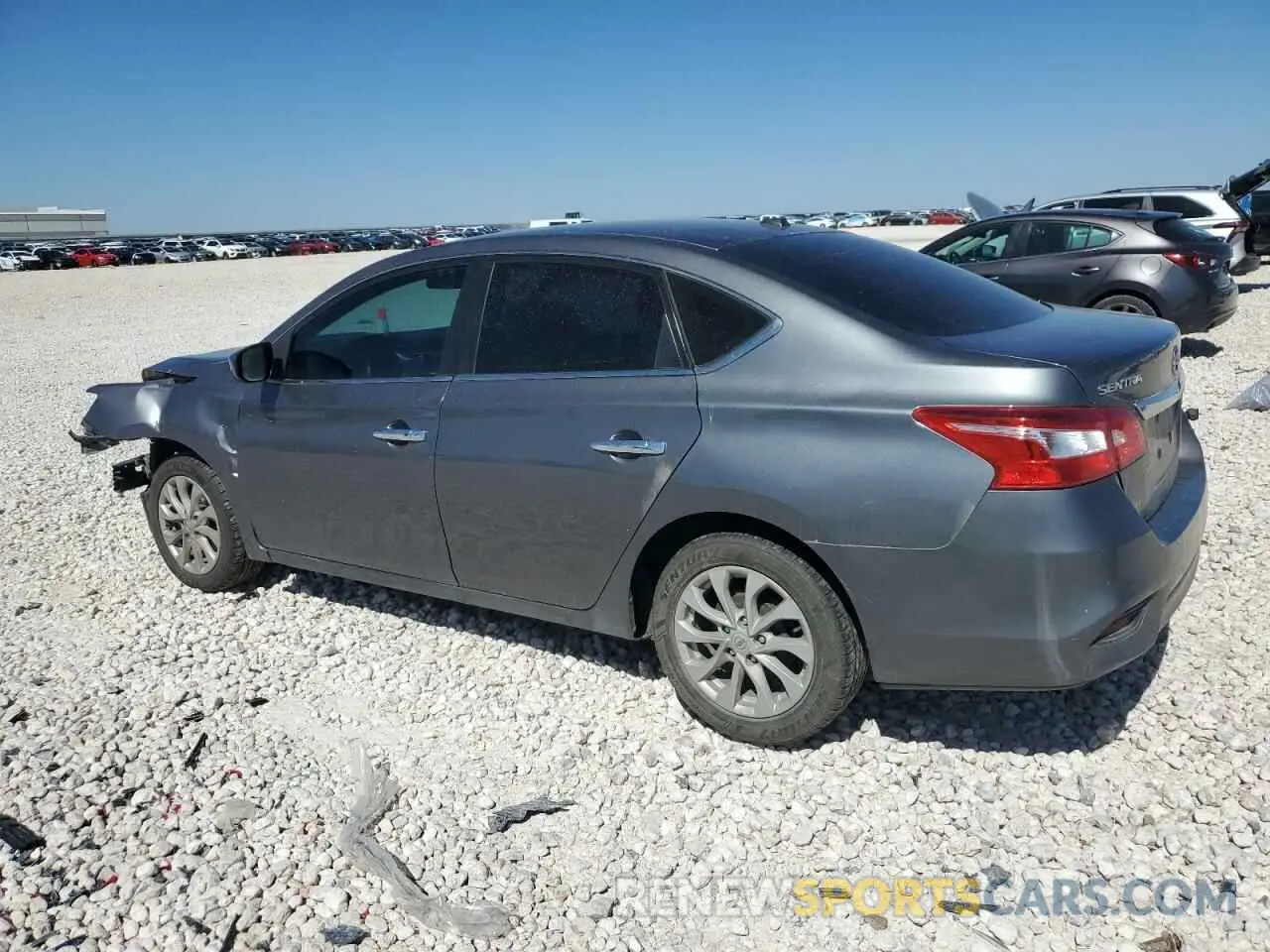 2 Photograph of a damaged car 3N1AB7AP1KY355225 NISSAN SENTRA 2019