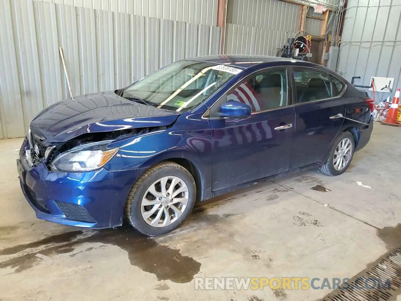 1 Photograph of a damaged car 3N1AB7AP1KY357167 NISSAN SENTRA 2019
