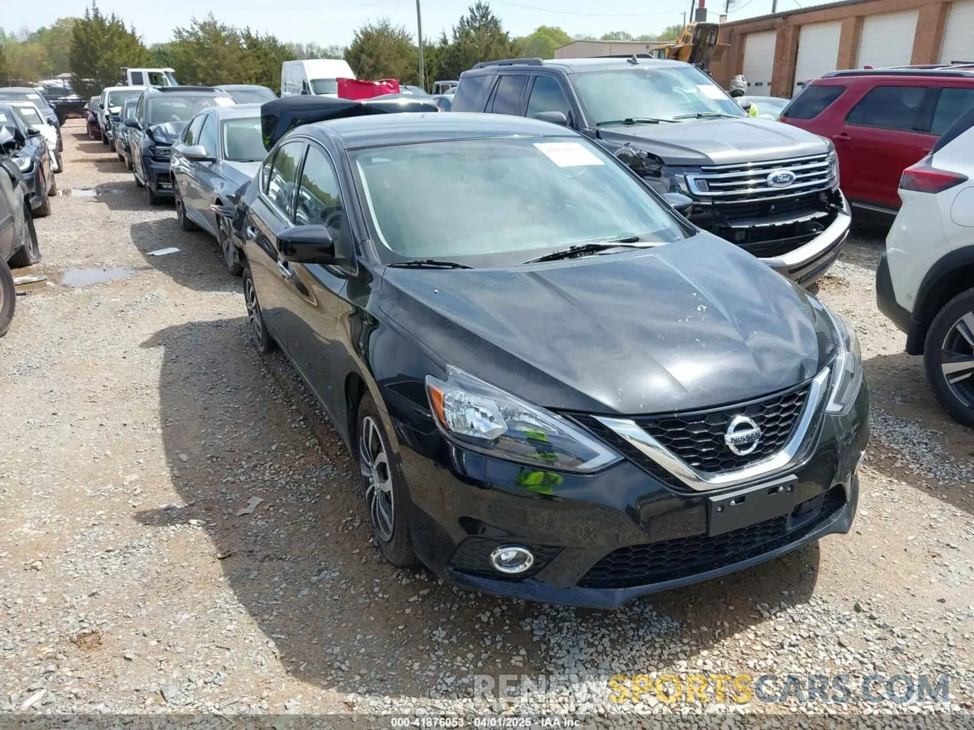 1 Photograph of a damaged car 3N1AB7AP1KY360683 NISSAN SENTRA 2019