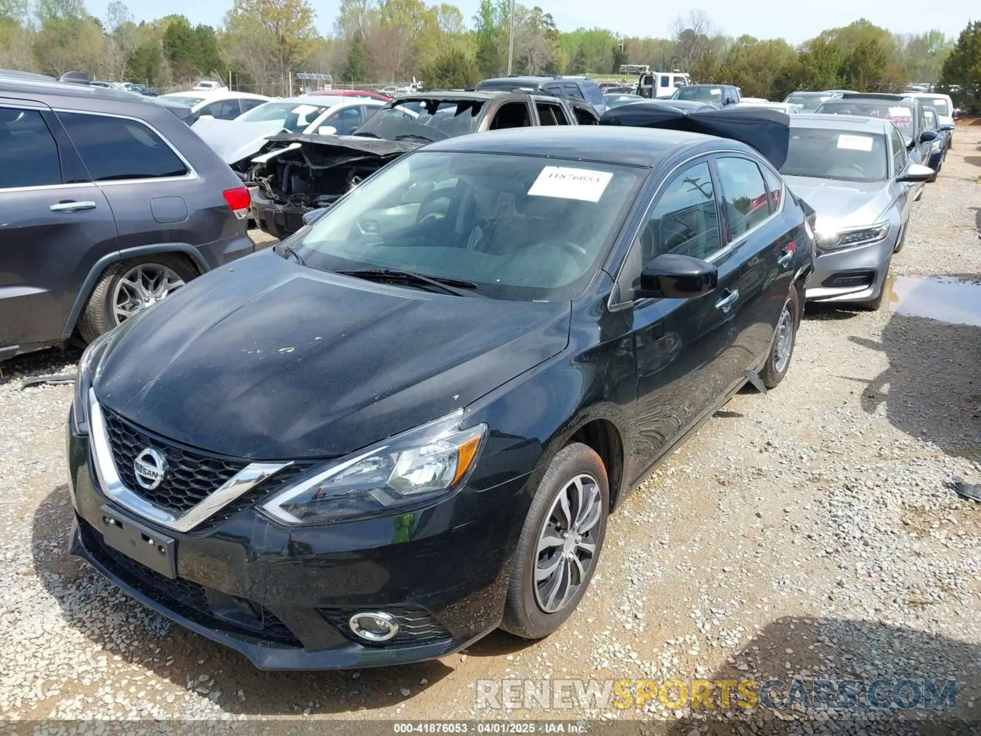 2 Photograph of a damaged car 3N1AB7AP1KY360683 NISSAN SENTRA 2019