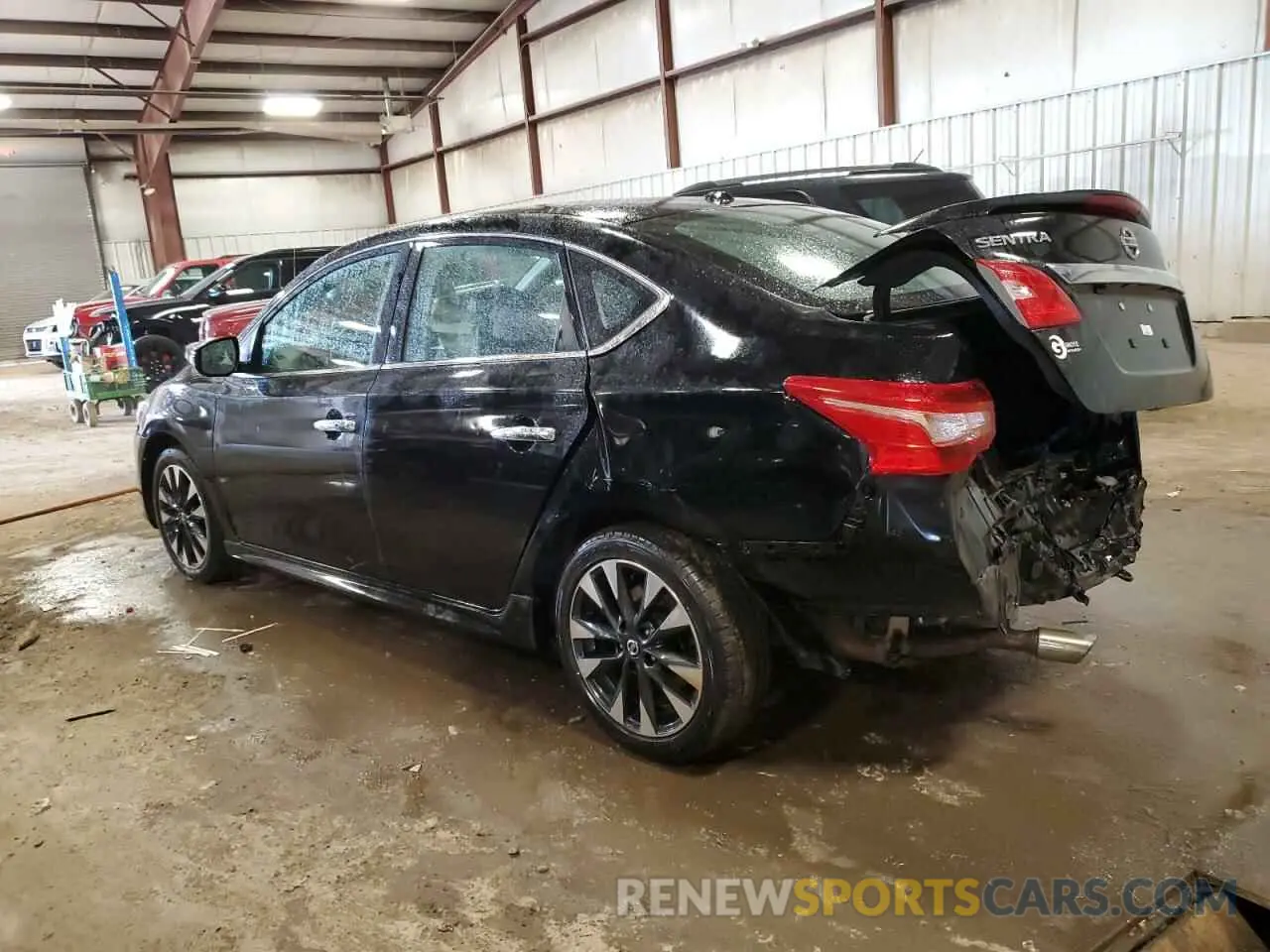 2 Photograph of a damaged car 3N1AB7AP1KY361378 NISSAN SENTRA 2019