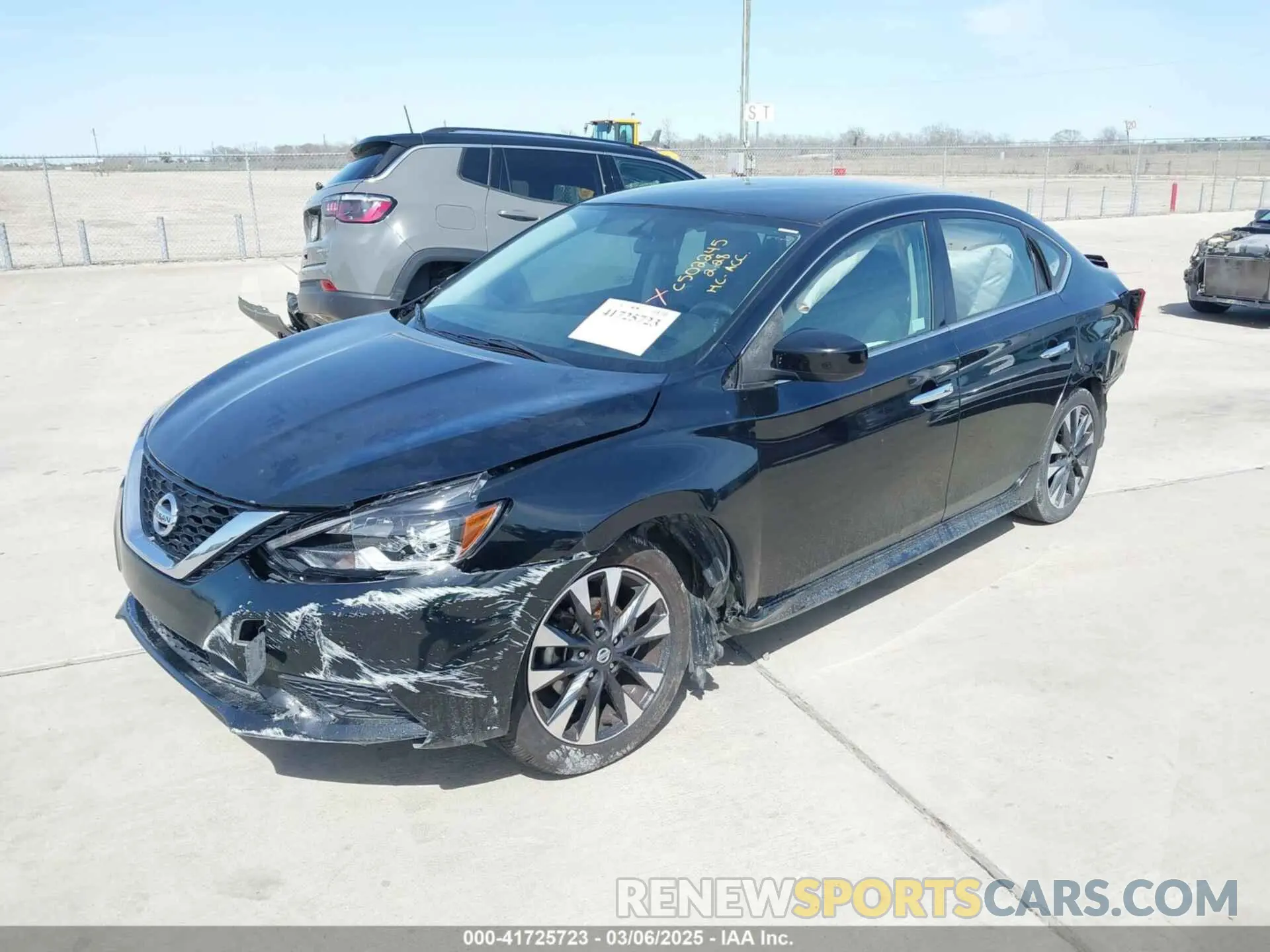 2 Photograph of a damaged car 3N1AB7AP1KY362725 NISSAN SENTRA 2019