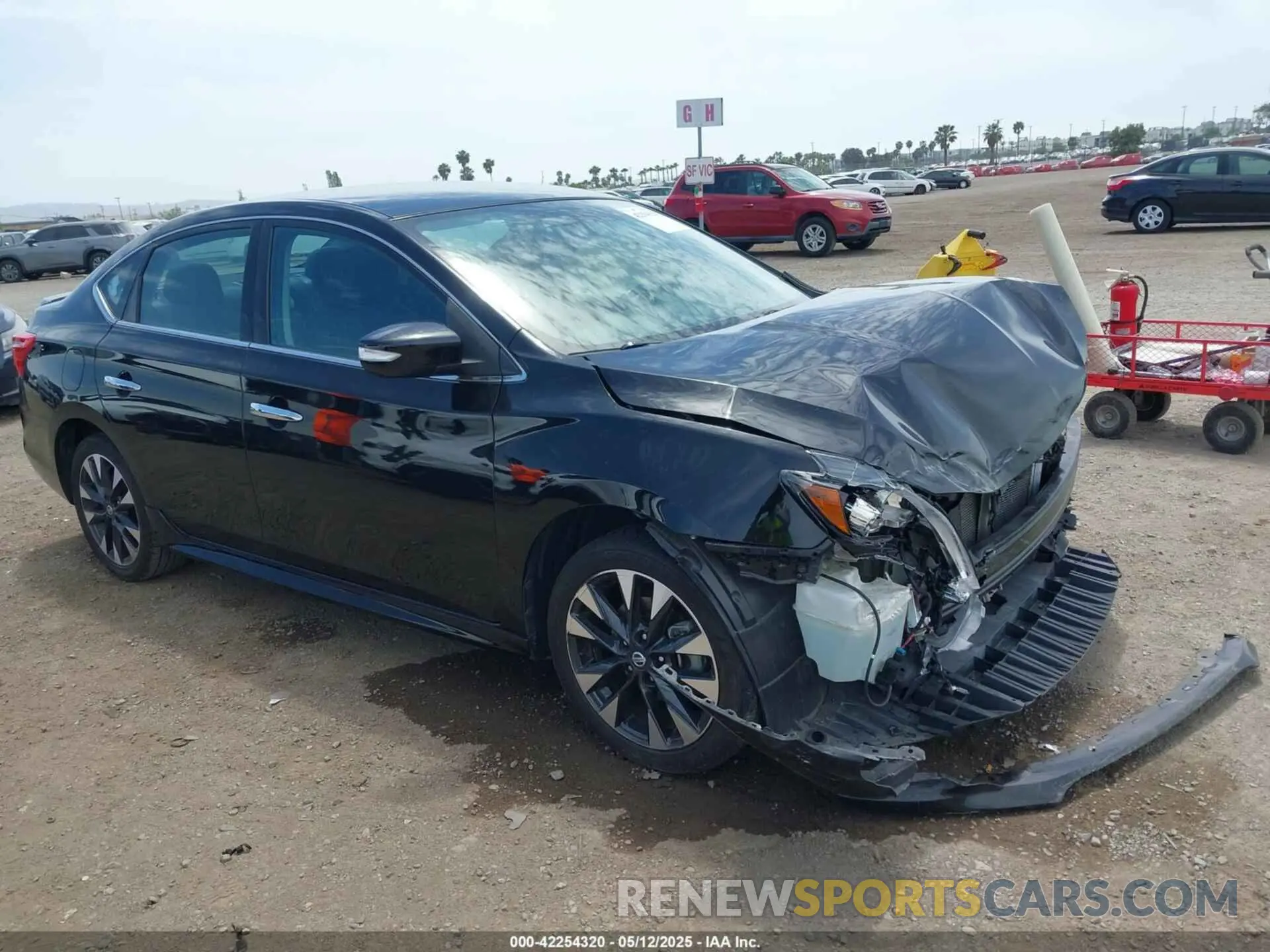 1 Photograph of a damaged car 3N1AB7AP1KY364345 NISSAN SENTRA 2019