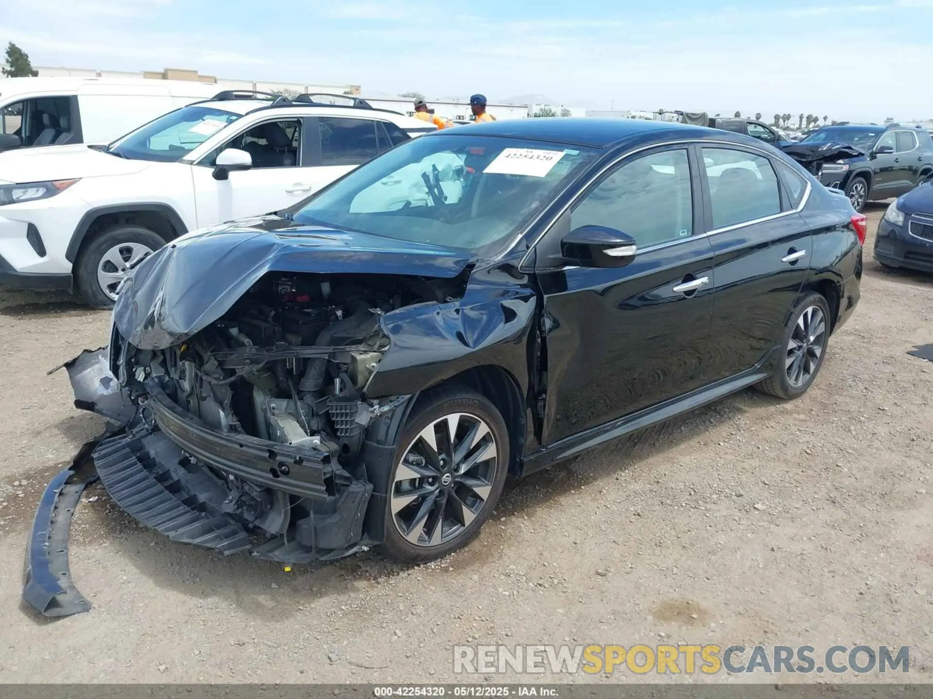 2 Photograph of a damaged car 3N1AB7AP1KY364345 NISSAN SENTRA 2019