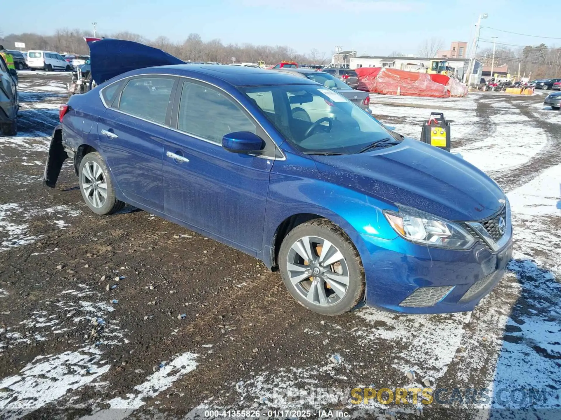 1 Photograph of a damaged car 3N1AB7AP1KY369075 NISSAN SENTRA 2019