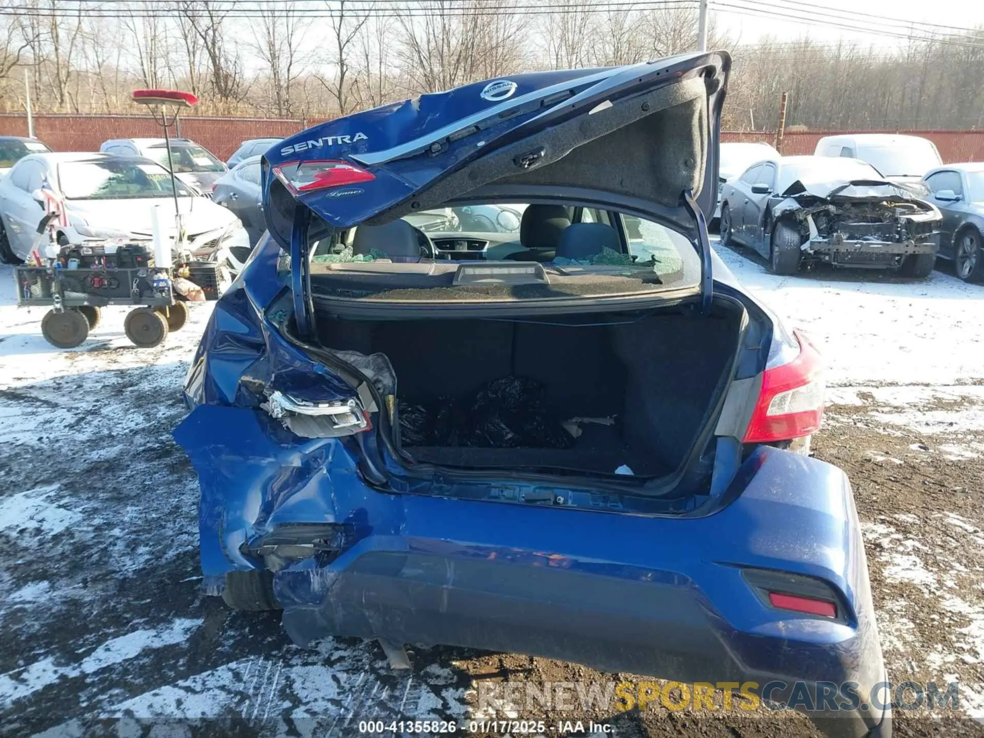 16 Photograph of a damaged car 3N1AB7AP1KY369075 NISSAN SENTRA 2019
