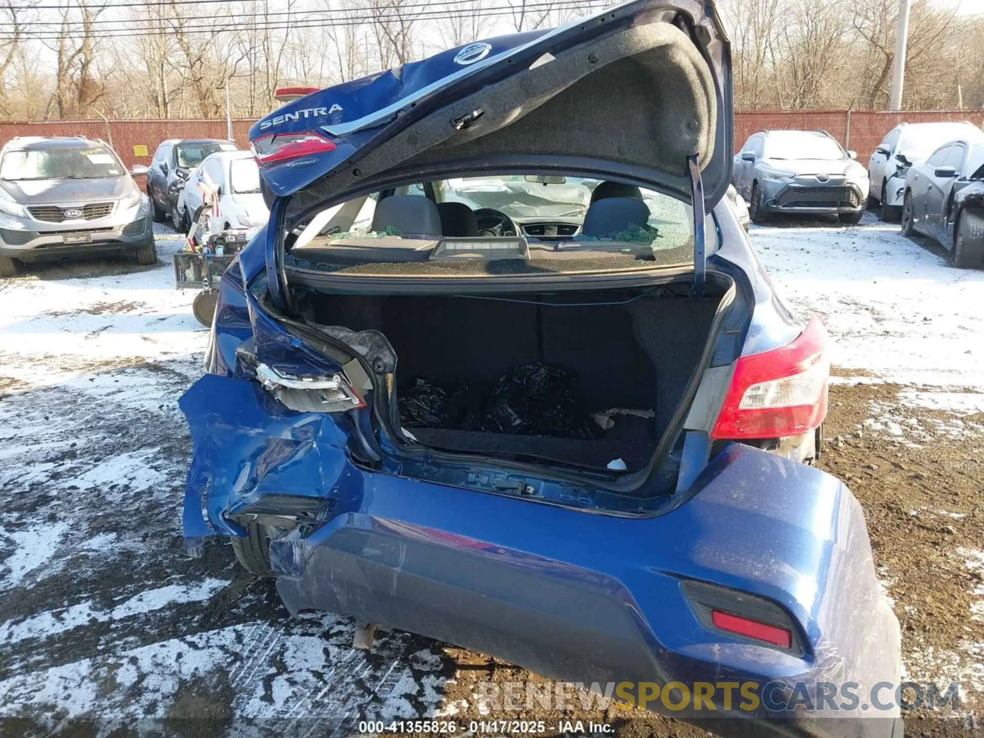 17 Photograph of a damaged car 3N1AB7AP1KY369075 NISSAN SENTRA 2019