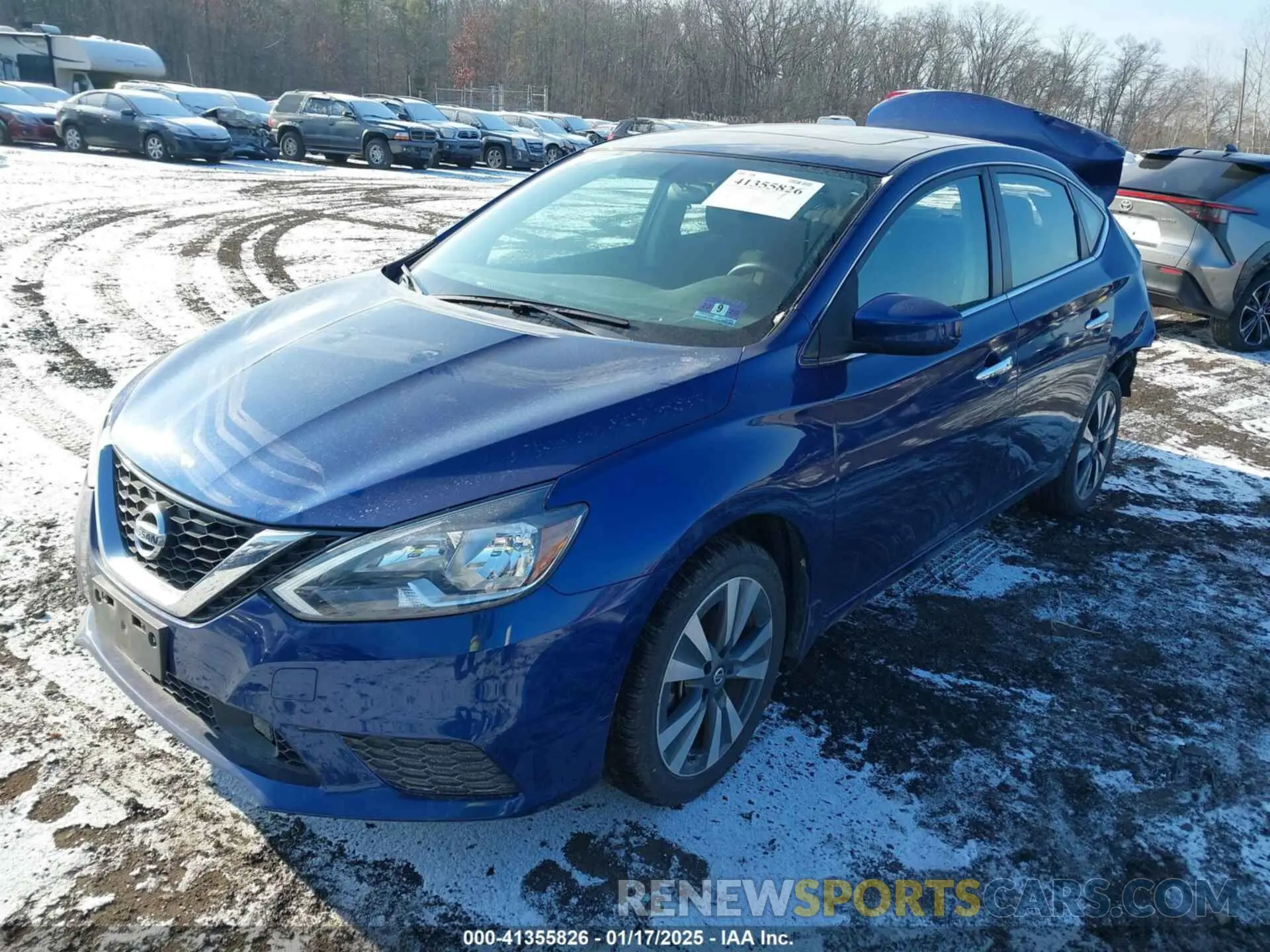 2 Photograph of a damaged car 3N1AB7AP1KY369075 NISSAN SENTRA 2019