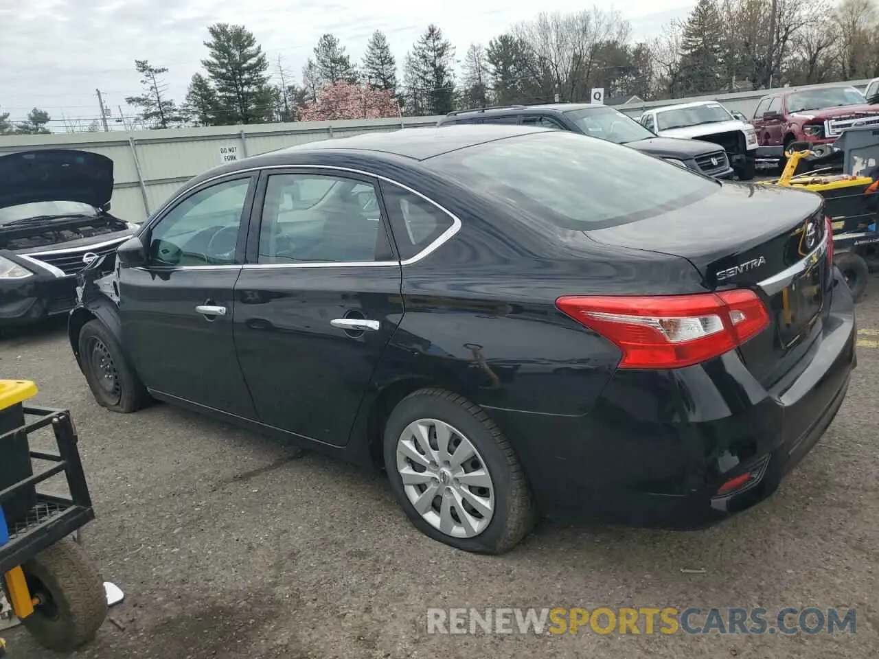 2 Photograph of a damaged car 3N1AB7AP1KY370436 NISSAN SENTRA 2019