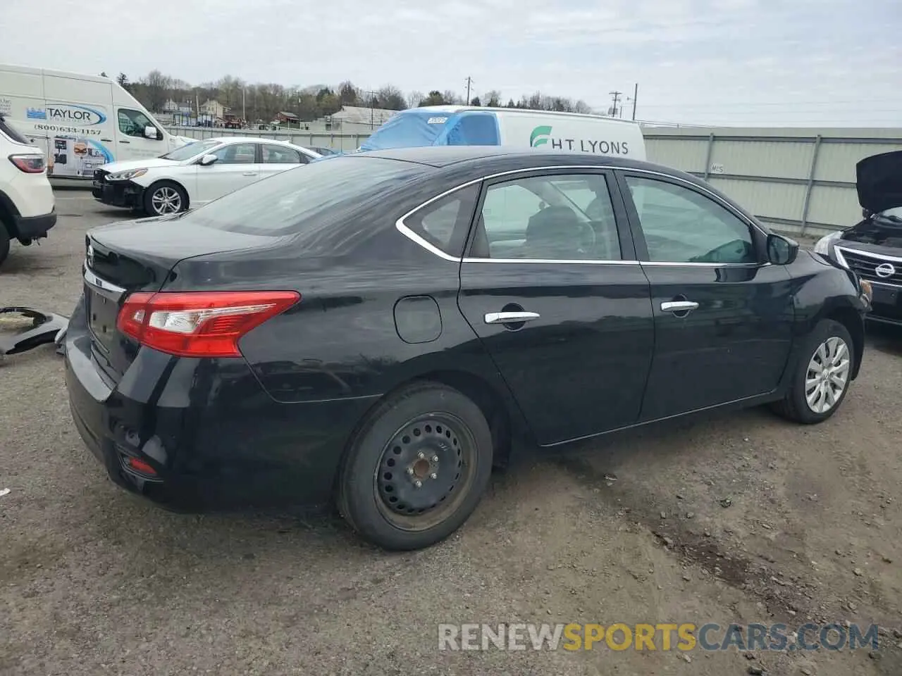 3 Photograph of a damaged car 3N1AB7AP1KY370436 NISSAN SENTRA 2019