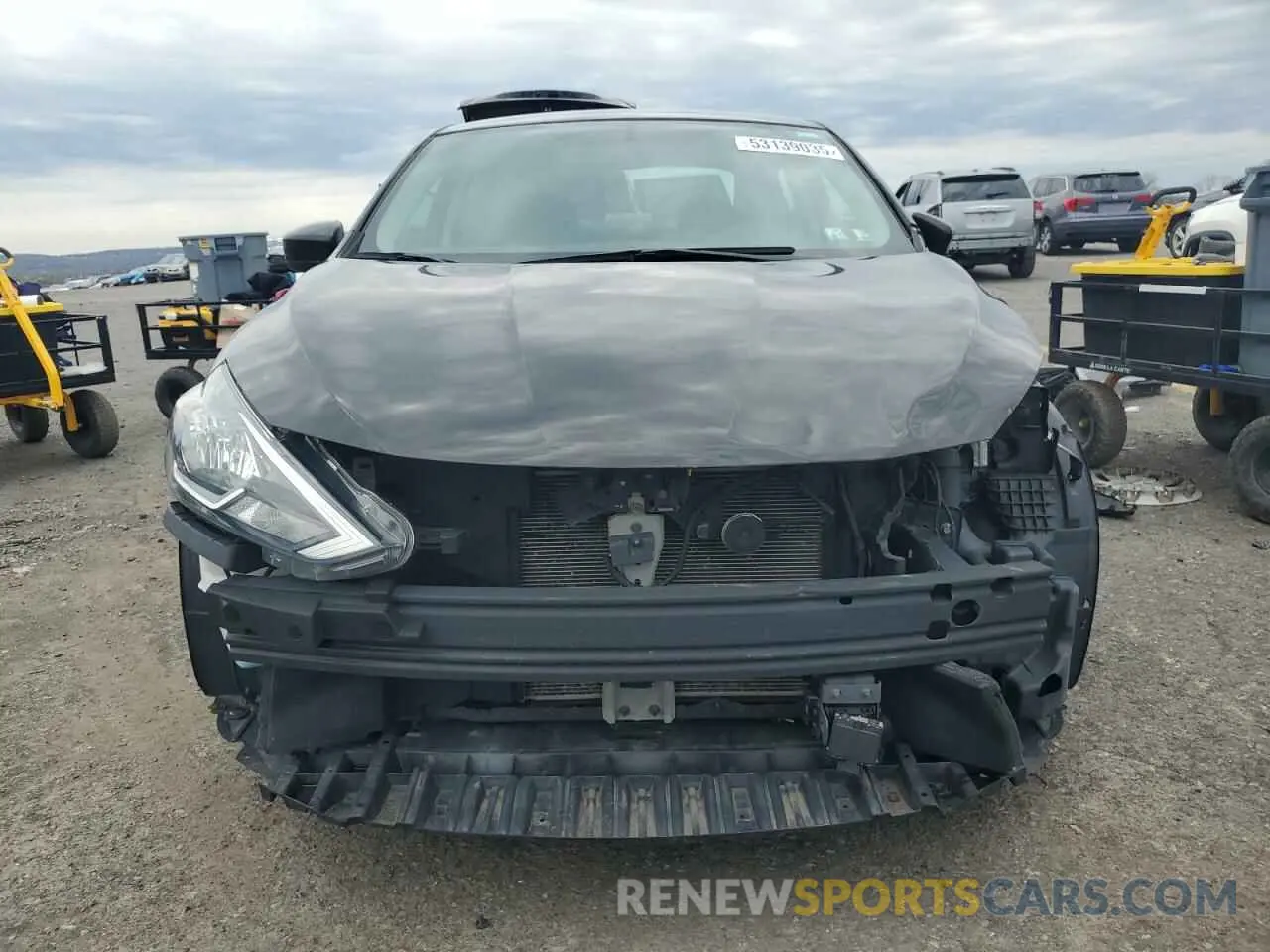 5 Photograph of a damaged car 3N1AB7AP1KY370436 NISSAN SENTRA 2019