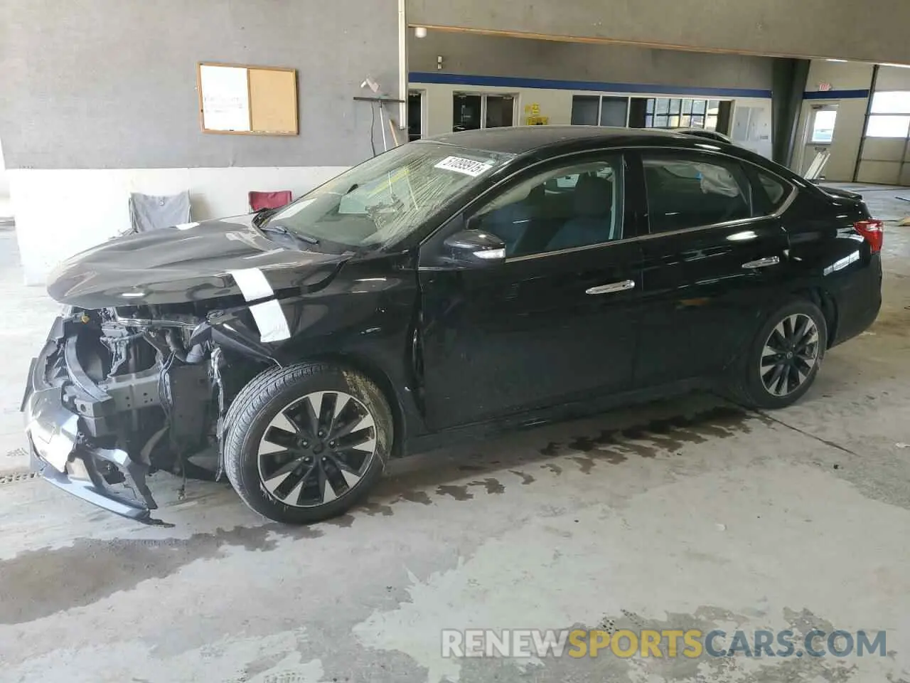 1 Photograph of a damaged car 3N1AB7AP1KY371134 NISSAN SENTRA 2019