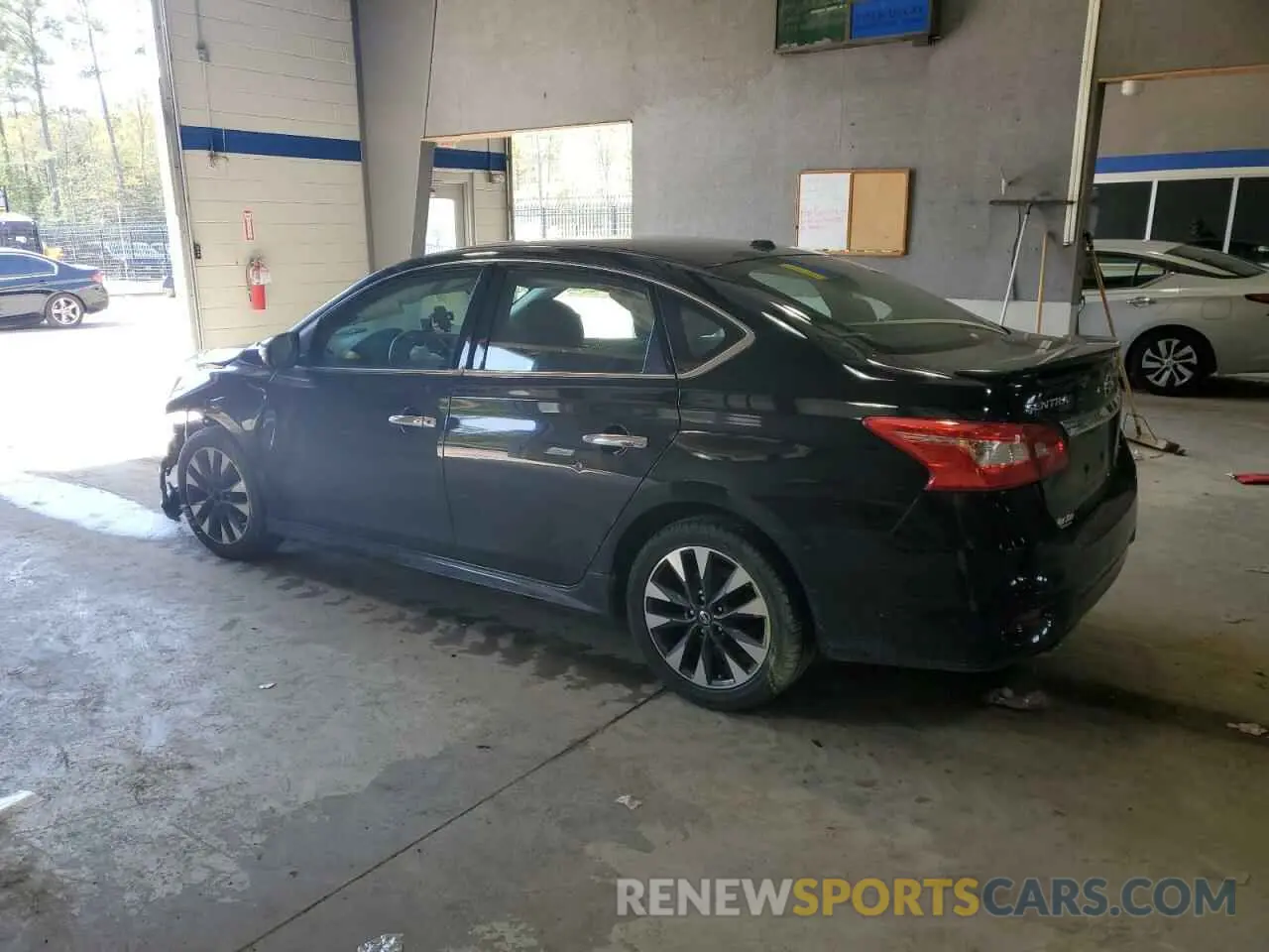 2 Photograph of a damaged car 3N1AB7AP1KY371134 NISSAN SENTRA 2019