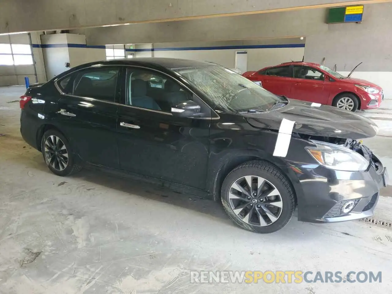 4 Photograph of a damaged car 3N1AB7AP1KY371134 NISSAN SENTRA 2019