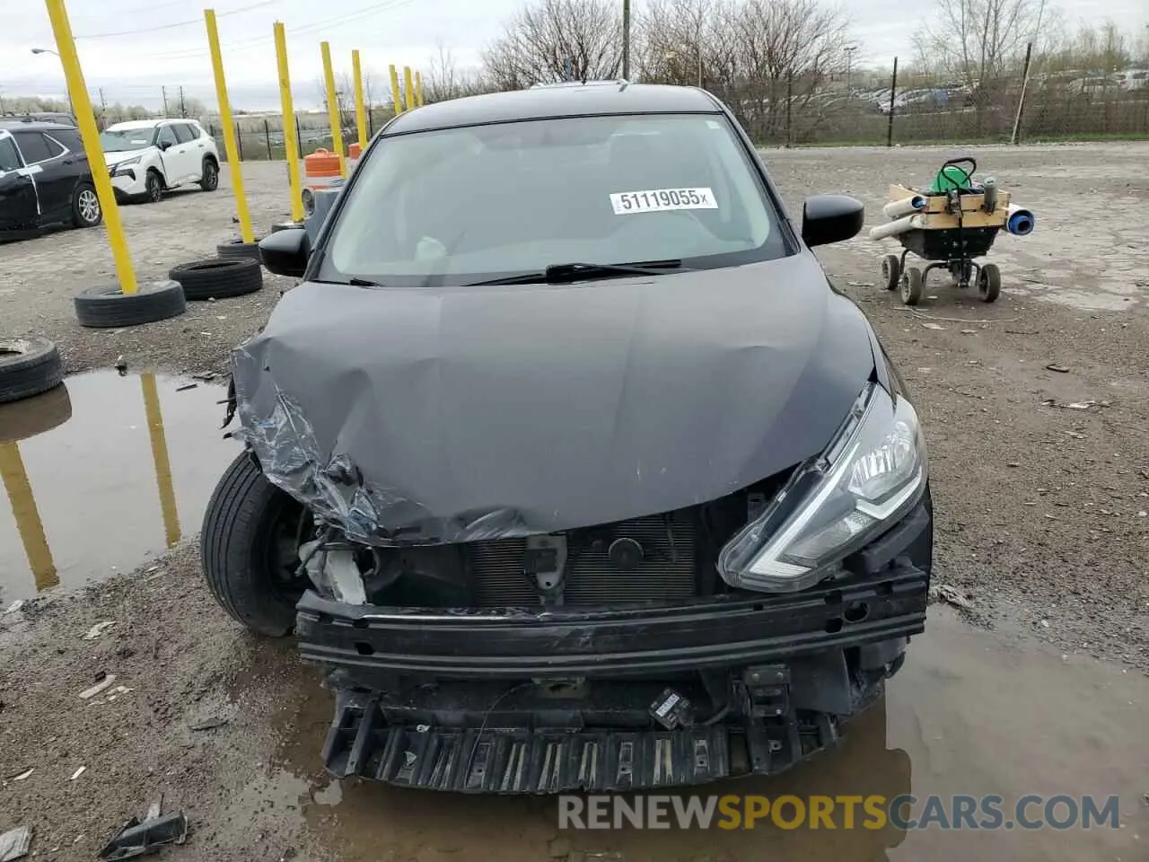 5 Photograph of a damaged car 3N1AB7AP1KY371764 NISSAN SENTRA 2019