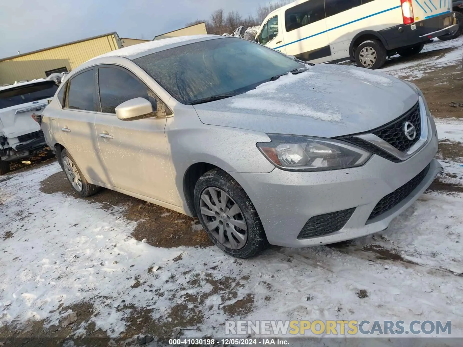 1 Photograph of a damaged car 3N1AB7AP1KY372526 NISSAN SENTRA 2019
