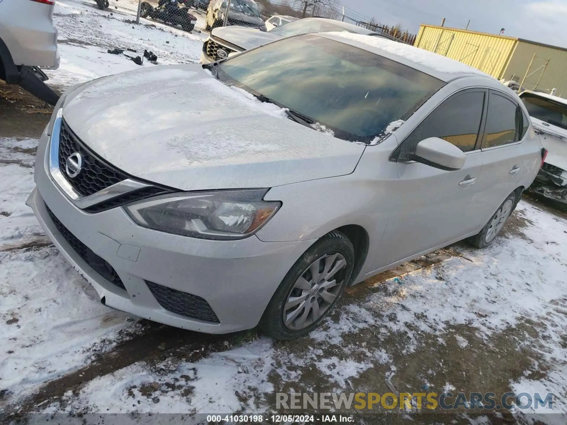 2 Photograph of a damaged car 3N1AB7AP1KY372526 NISSAN SENTRA 2019