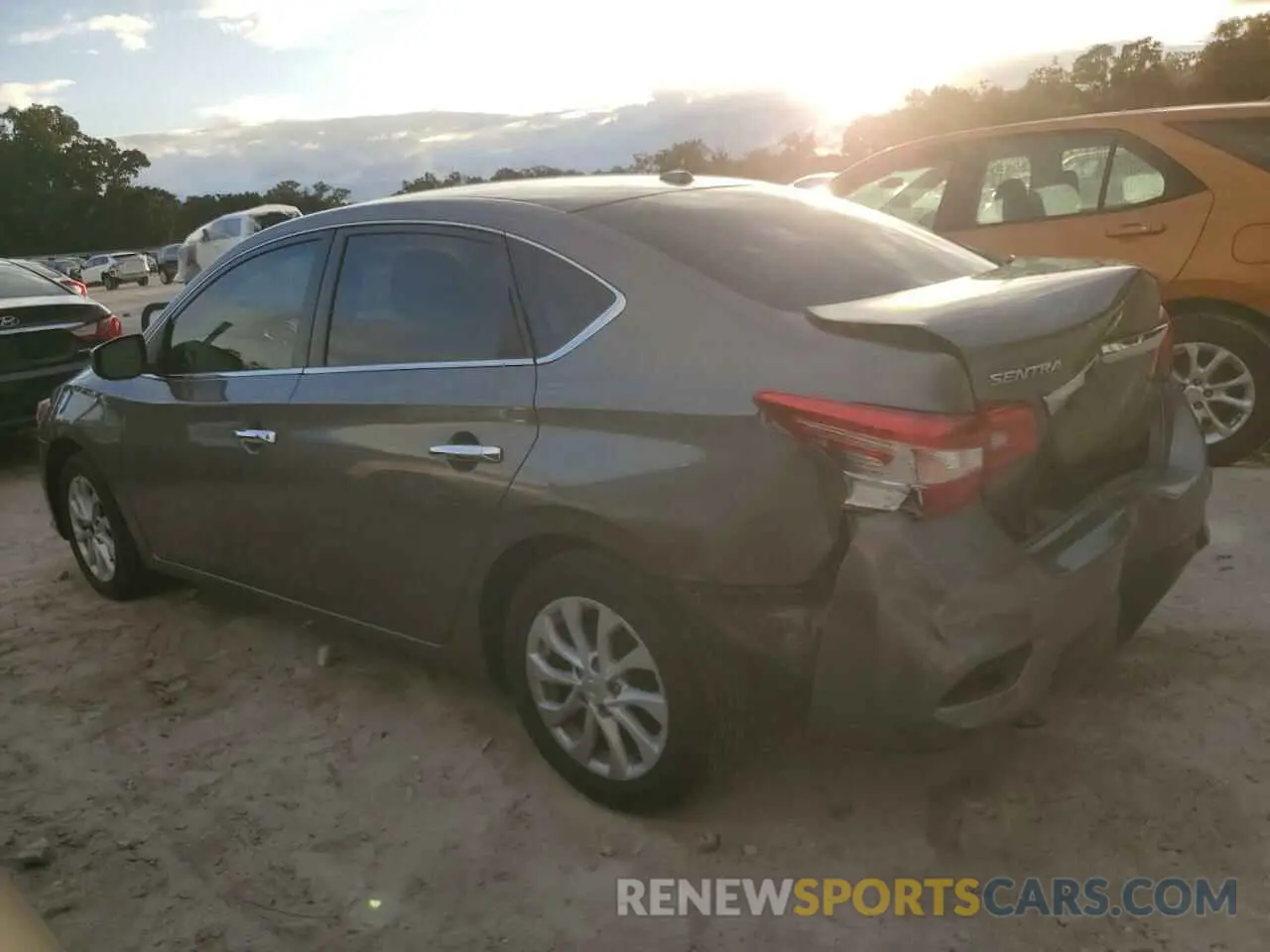 2 Photograph of a damaged car 3N1AB7AP1KY372784 NISSAN SENTRA 2019