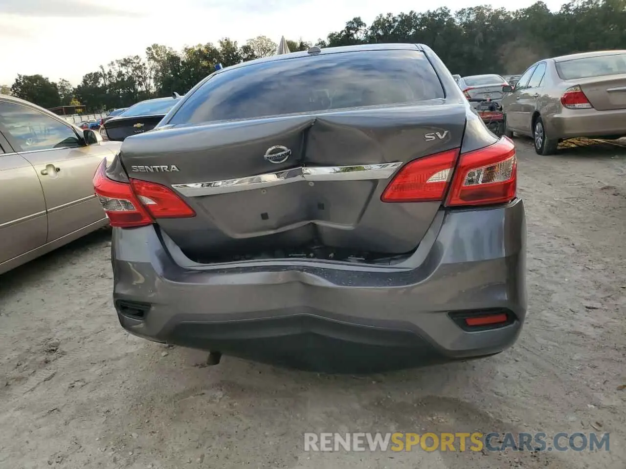 6 Photograph of a damaged car 3N1AB7AP1KY372784 NISSAN SENTRA 2019