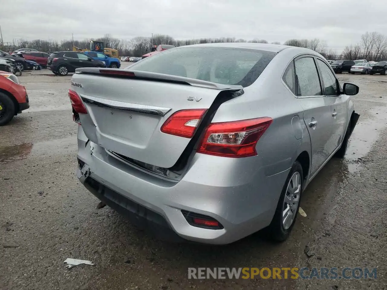 3 Photograph of a damaged car 3N1AB7AP1KY375409 NISSAN SENTRA 2019
