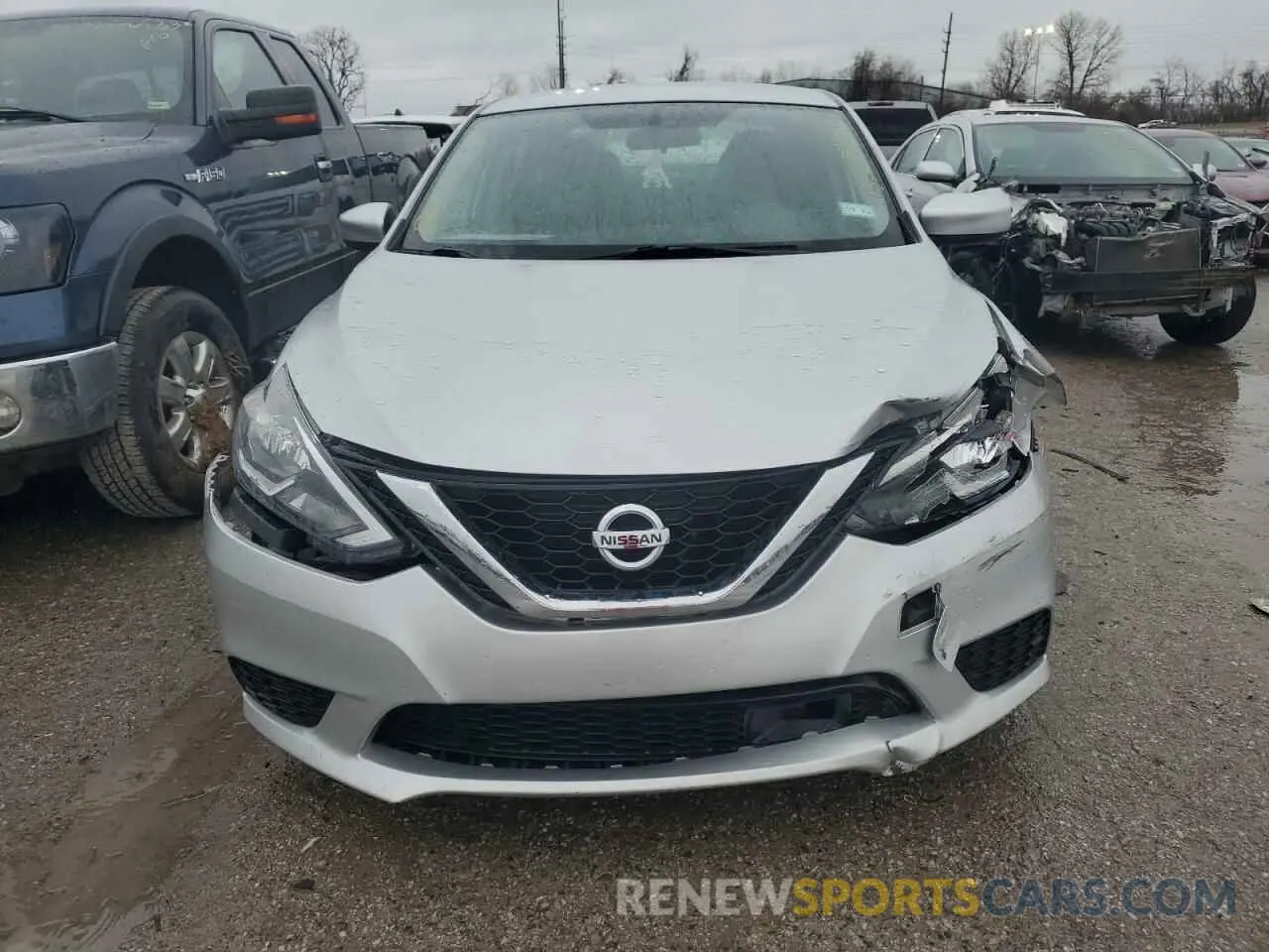 5 Photograph of a damaged car 3N1AB7AP1KY375409 NISSAN SENTRA 2019