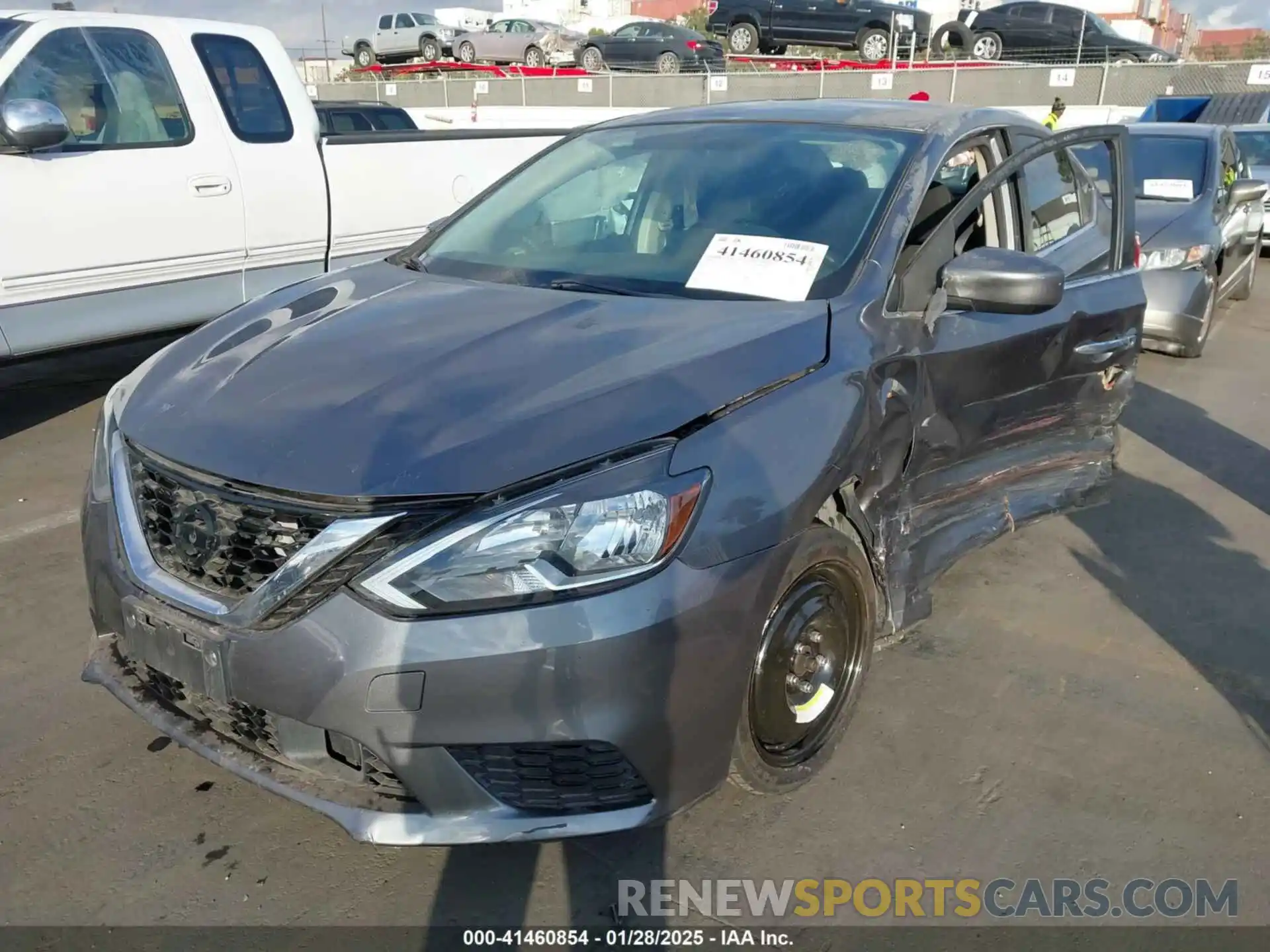 2 Photograph of a damaged car 3N1AB7AP1KY375457 NISSAN SENTRA 2019