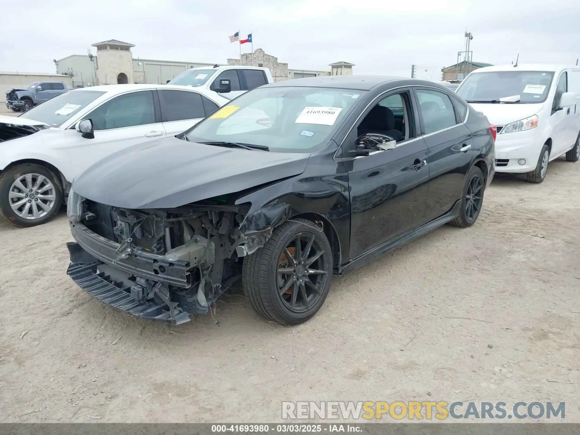 2 Photograph of a damaged car 3N1AB7AP1KY380755 NISSAN SENTRA 2019