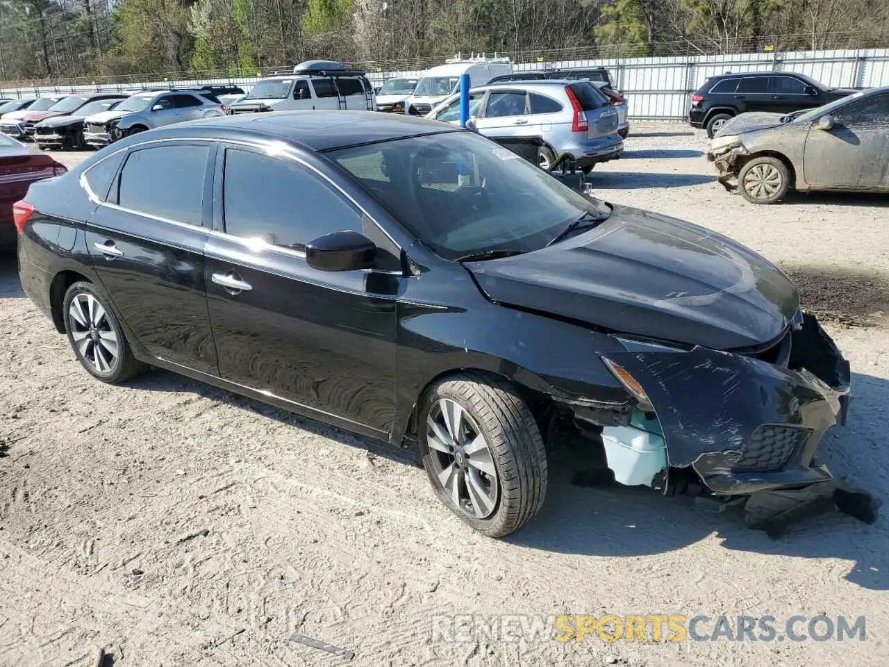4 Photograph of a damaged car 3N1AB7AP1KY384823 NISSAN SENTRA 2019