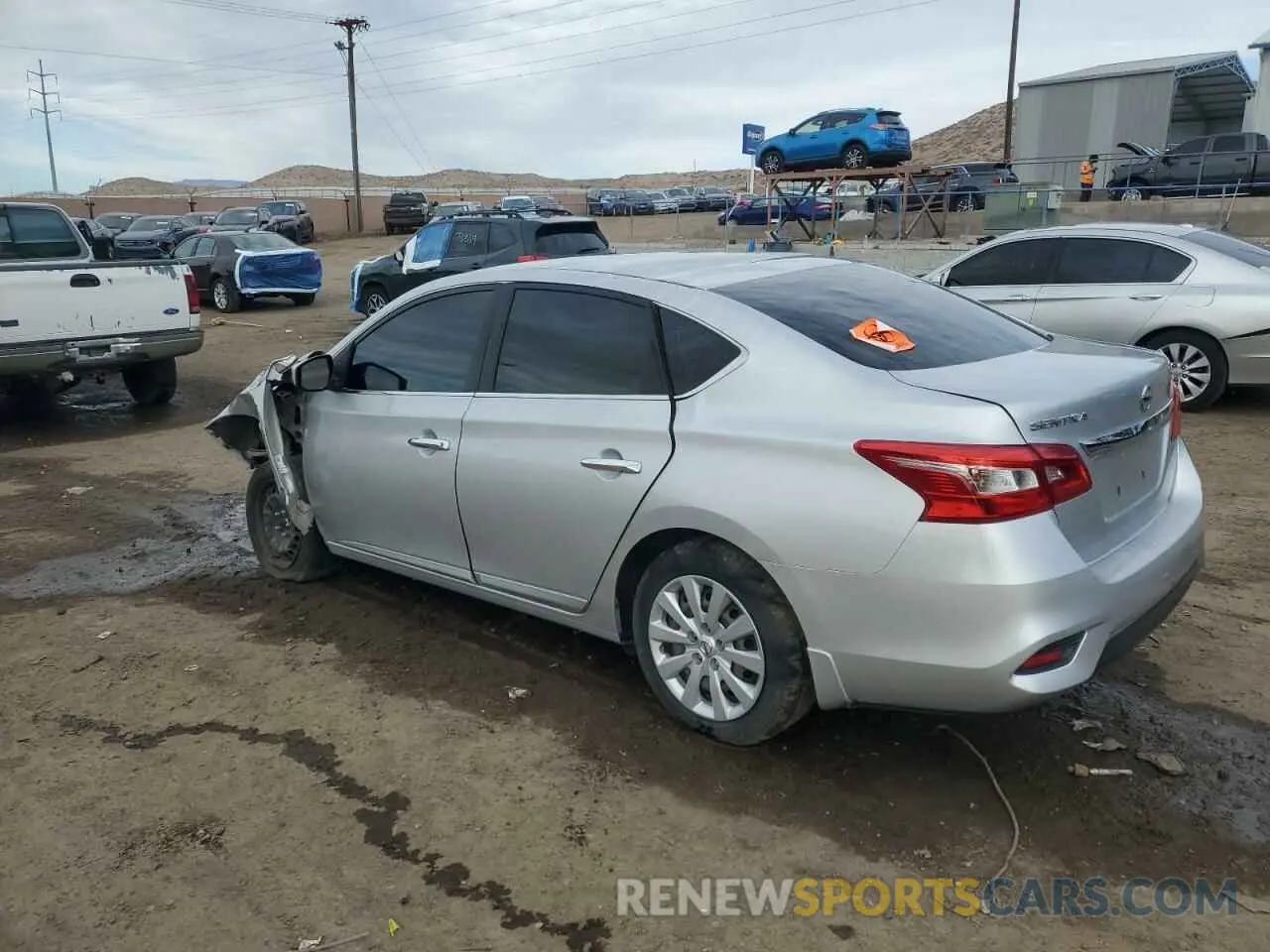 2 Photograph of a damaged car 3N1AB7AP1KY390945 NISSAN SENTRA 2019