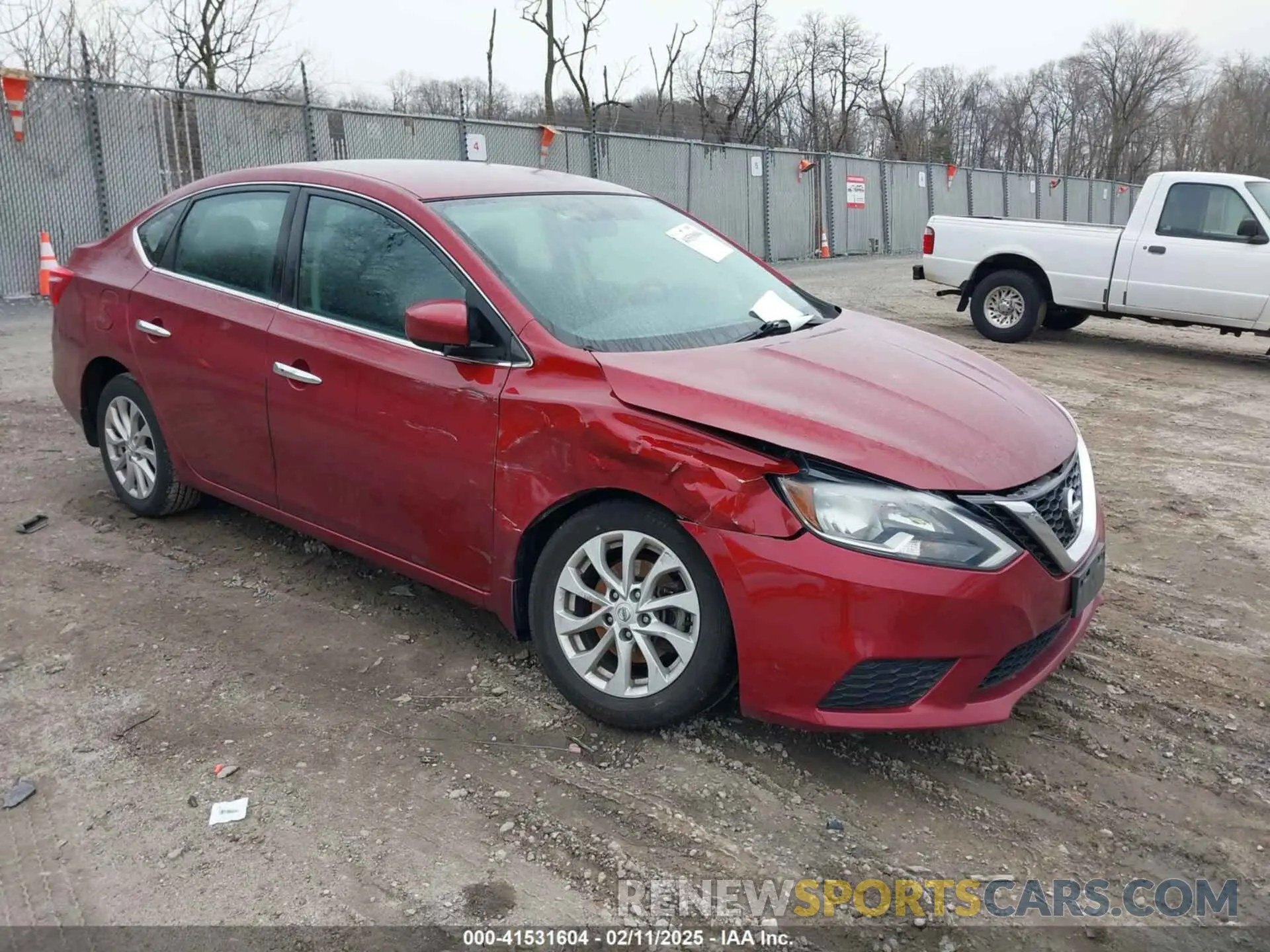 1 Photograph of a damaged car 3N1AB7AP1KY395532 NISSAN SENTRA 2019