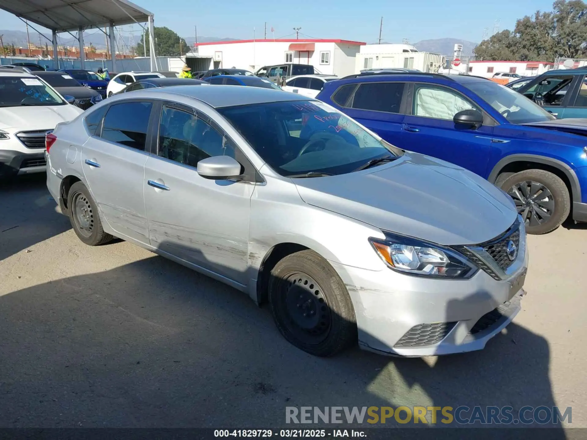 1 Photograph of a damaged car 3N1AB7AP1KY398222 NISSAN SENTRA 2019